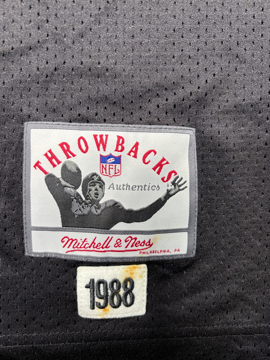 Cincinnati Bengals Icky Woods 1988 Mitchell & Ness Authentic Football Jersey Size: 60