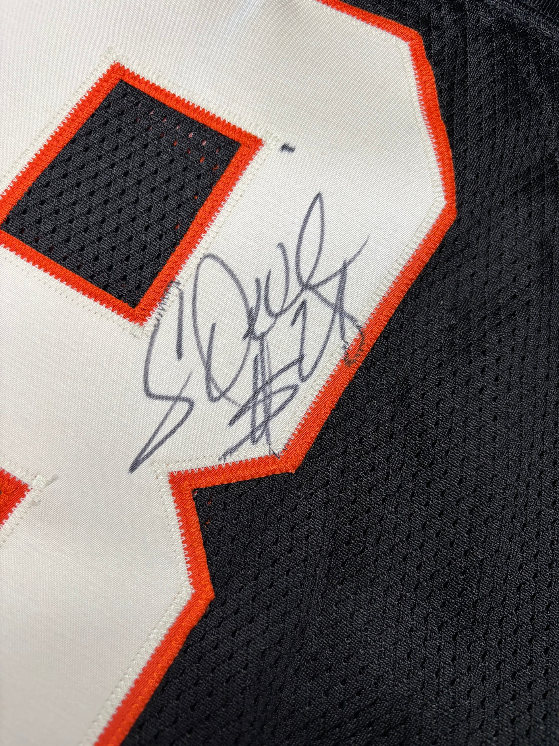 Cincinnati Bengals Corey Dillon Autographed Reebok Authentic Football Jersey Size: 50