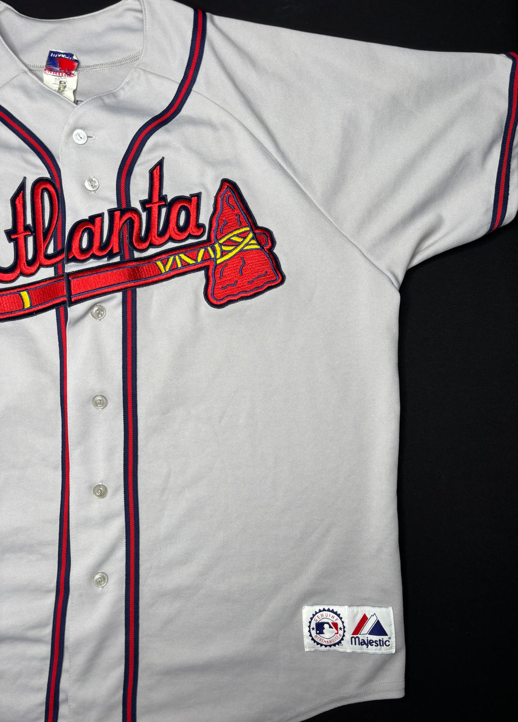 Atlanta Braves Chipper Jones Majestic Baseball Jerseys Size: XXL