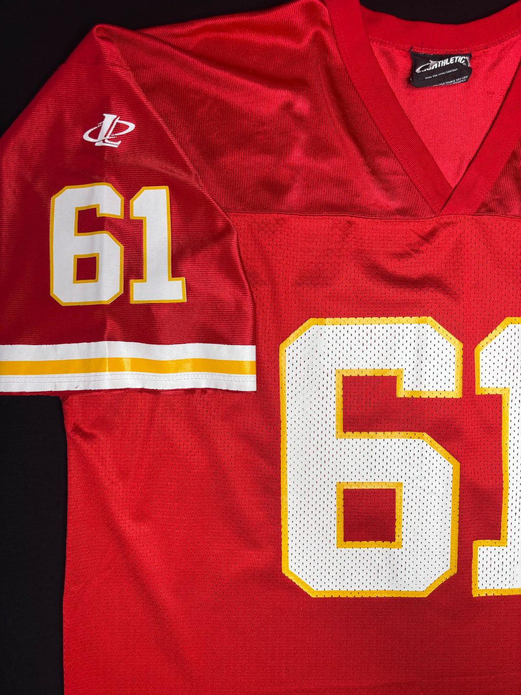 Kansas City Chiefs Tim Grunhard Logo Athletic Football Jersey Size: XL