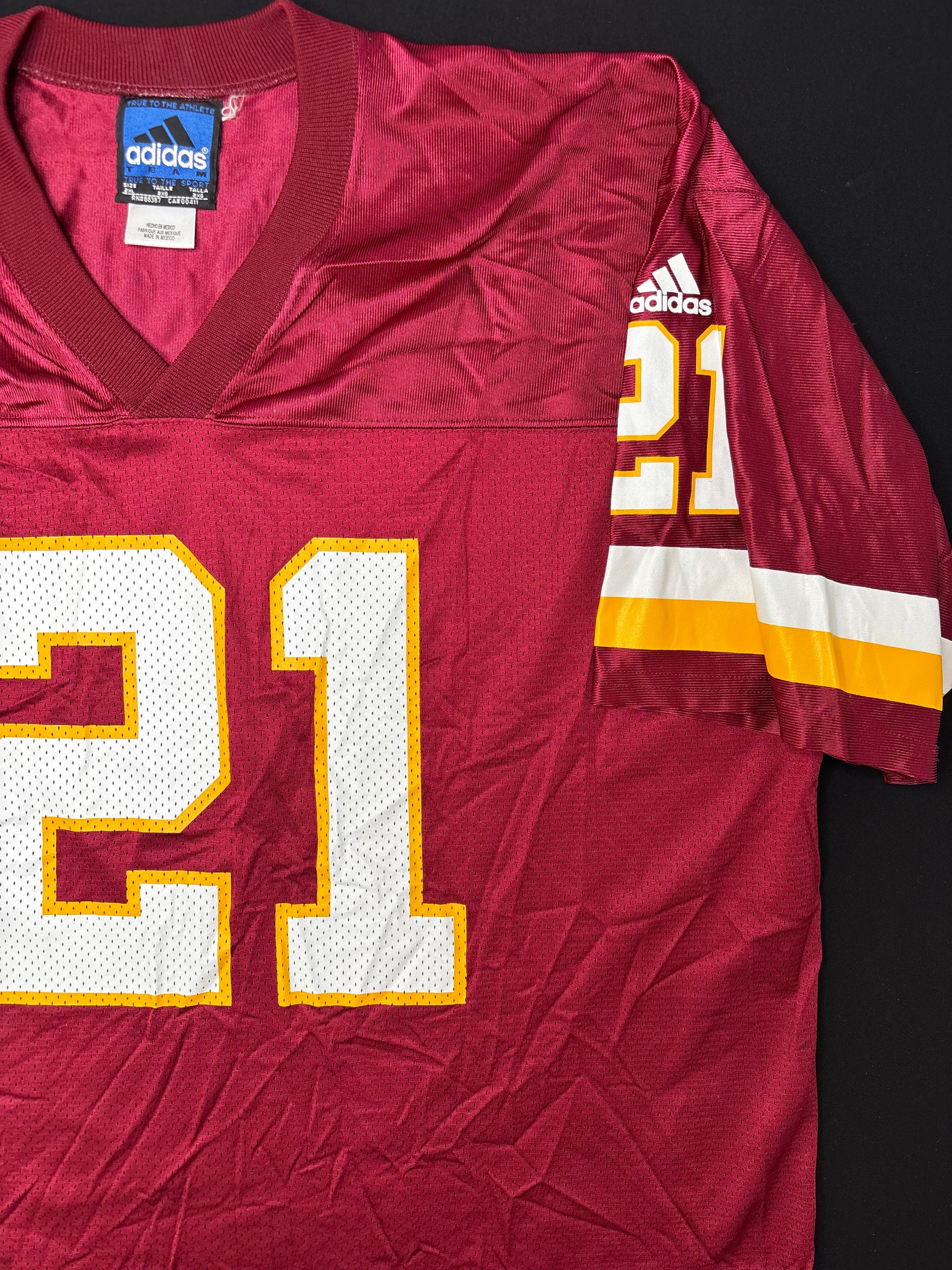 Washington Redskins Deion Sanders Adidas Football Jersey Size: XXL
