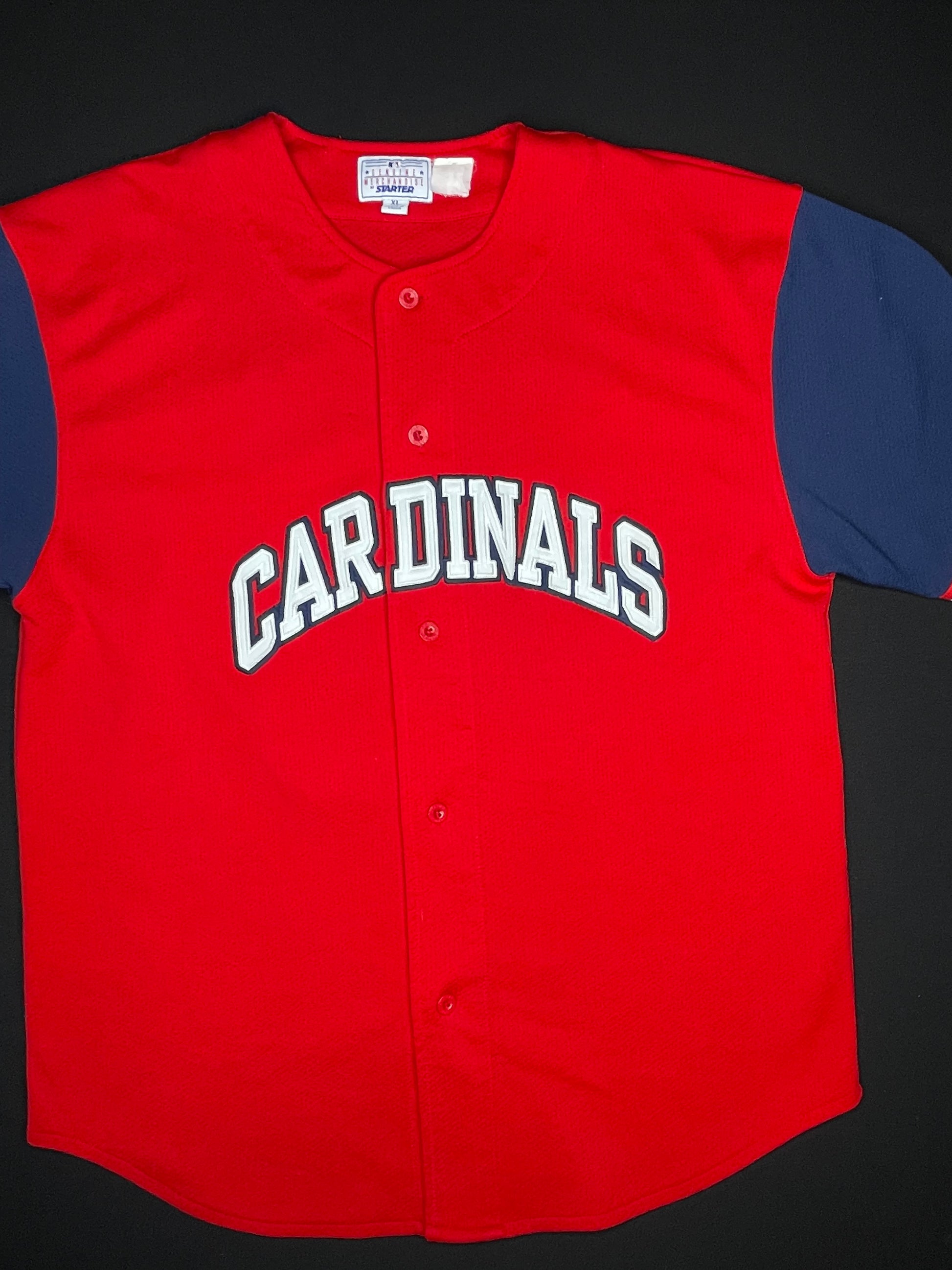 Vintage St. Louis Cardinals Mark McGwire Starter Baseball Jersey Size:XL
