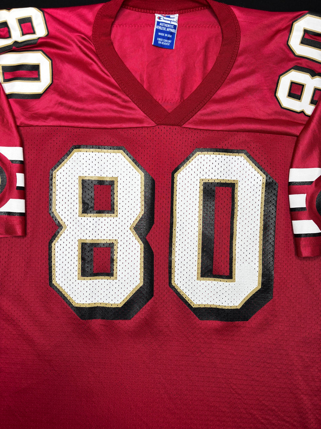 San Francisco 49ers Jerry Rice Champion Football Jersey Size: 48