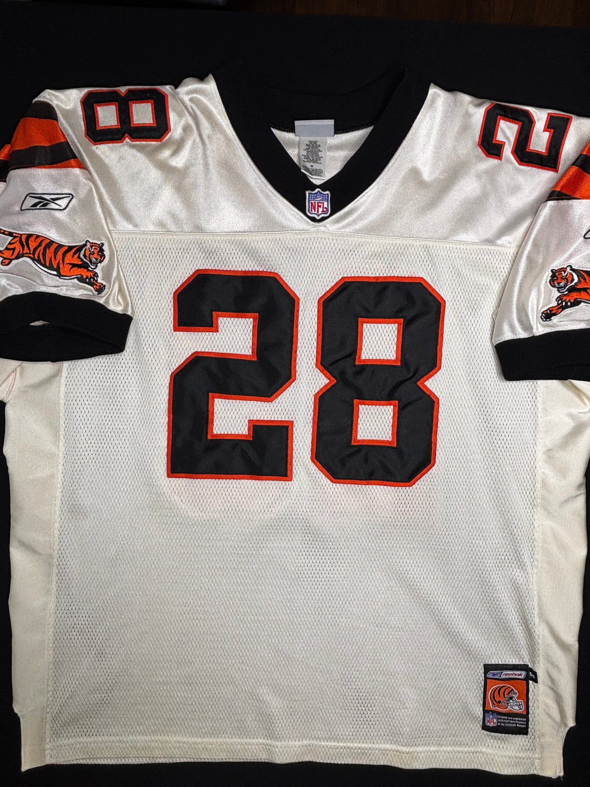 Cincinnati Bengals Corey Dillon Authentic Reebok Football Jersey Size: 56