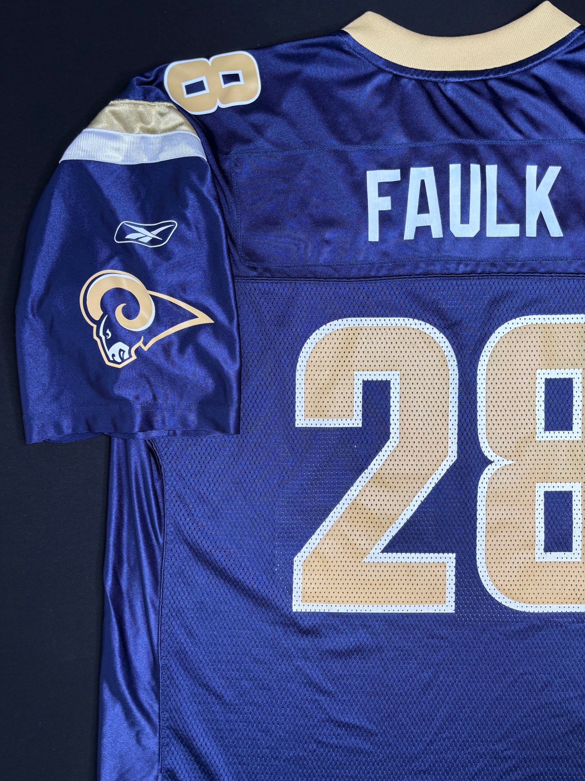 St. Louis Rams Marshall Faulk Reebok Football Jersey