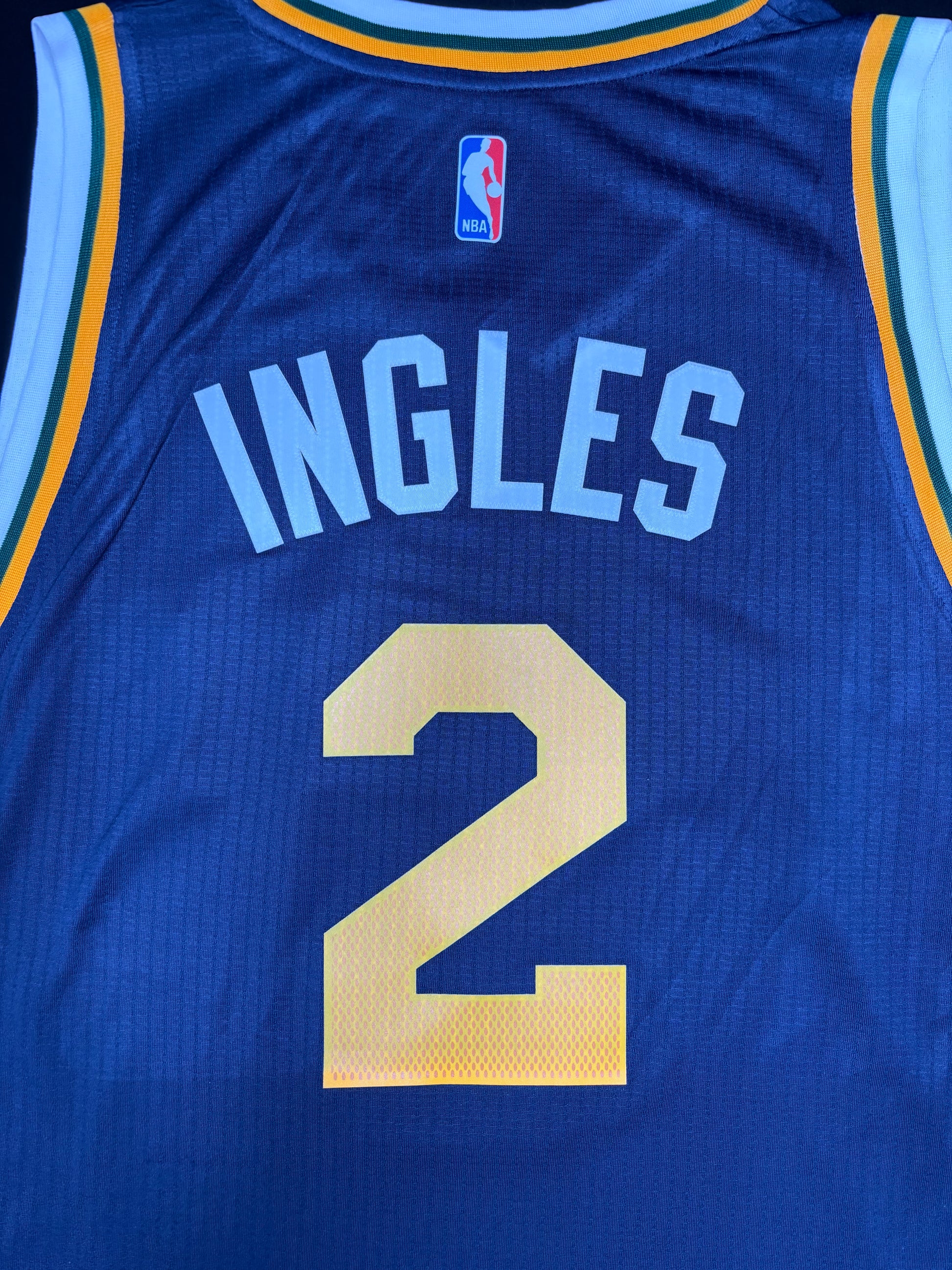 Utah Jazz Joe Ingles Adidas Swingman Basketball Jersey Size: XL