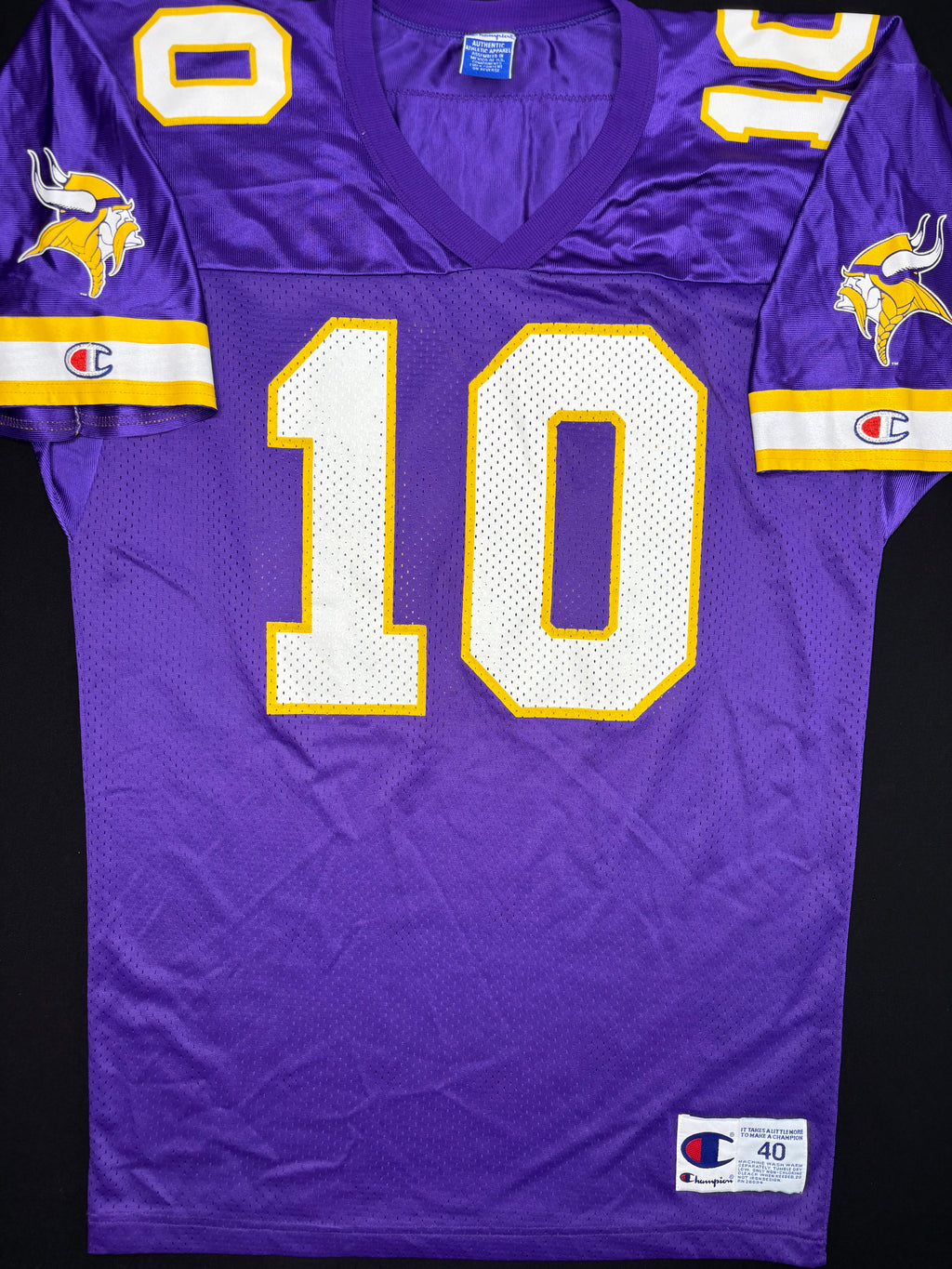 Minnesota Vikings Fran Tarkenton Champion Football Jersey Size: 40