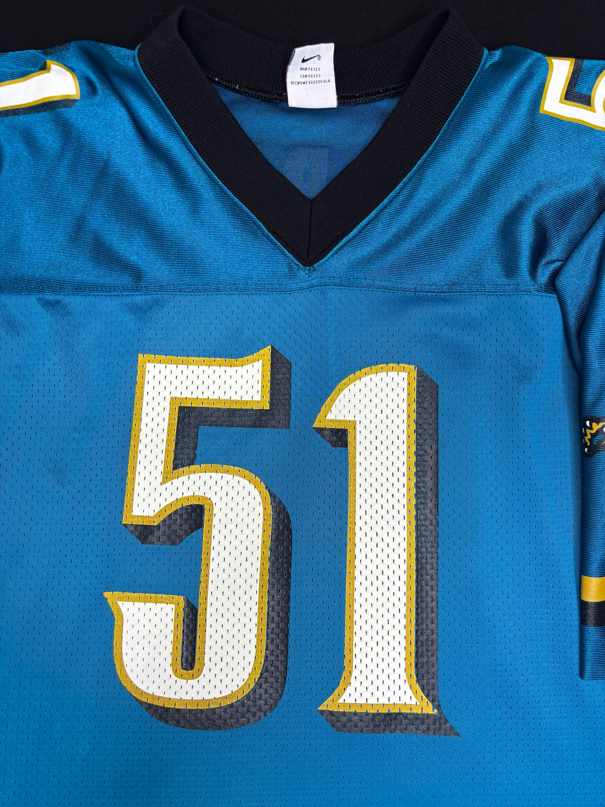 Jacksonville Jaguars Kevin Hardy Nike Football Jersey Size: Large