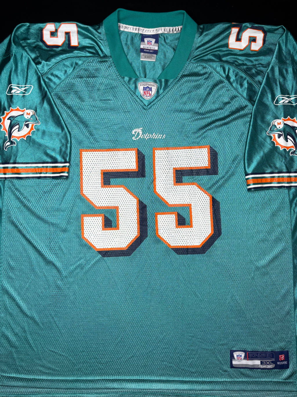 Miami Dolphins Joey Porter Reebok Football Jersey Size: 3XL