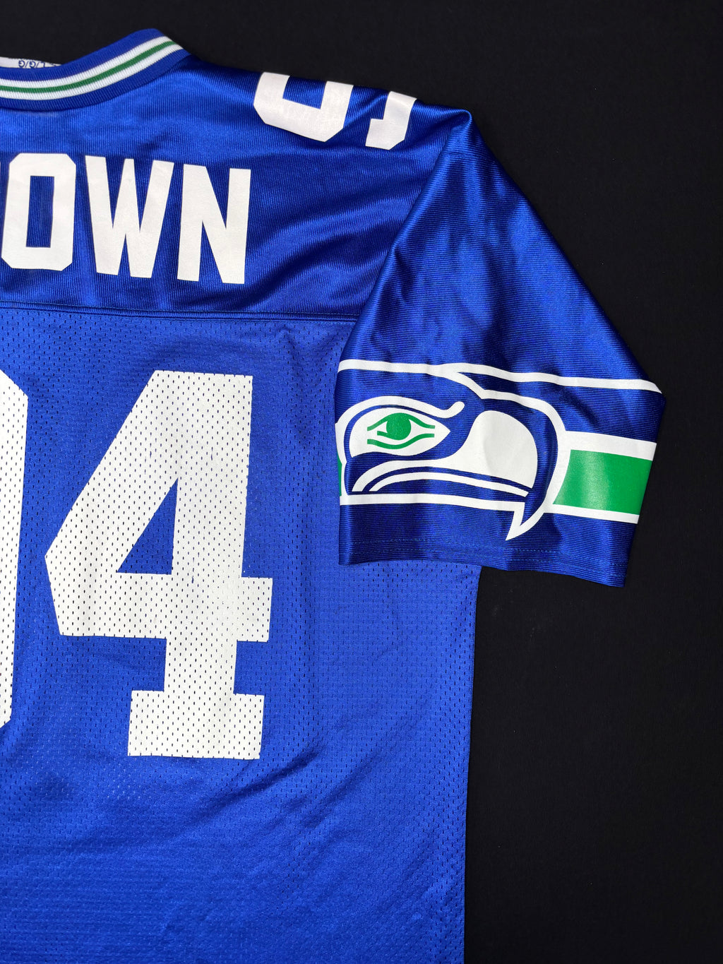 Seattle Seahawks Chad Brown Logo Athletic Football Jersey Size: Large