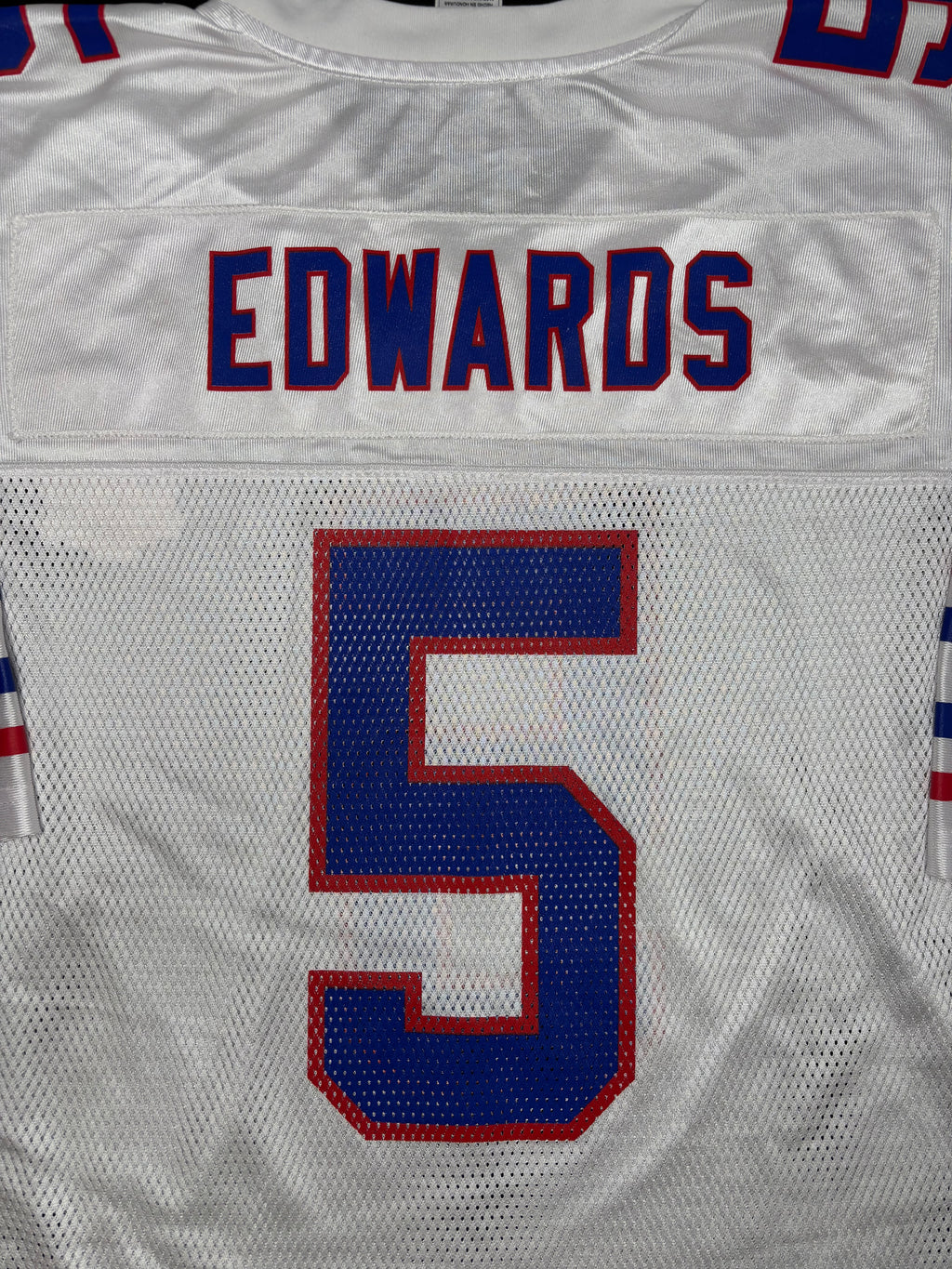 Buffalo Bills Trent Edward’s 50th Anniversary Reebok Football Jersey Size: XXL