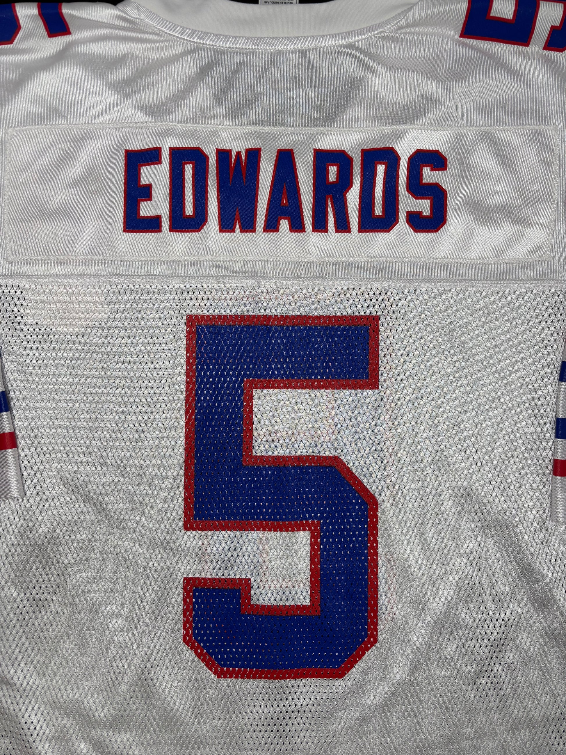 Buffalo Bills Trent Edward’s 50th Anniversary Reebok Football Jersey Size: XXL