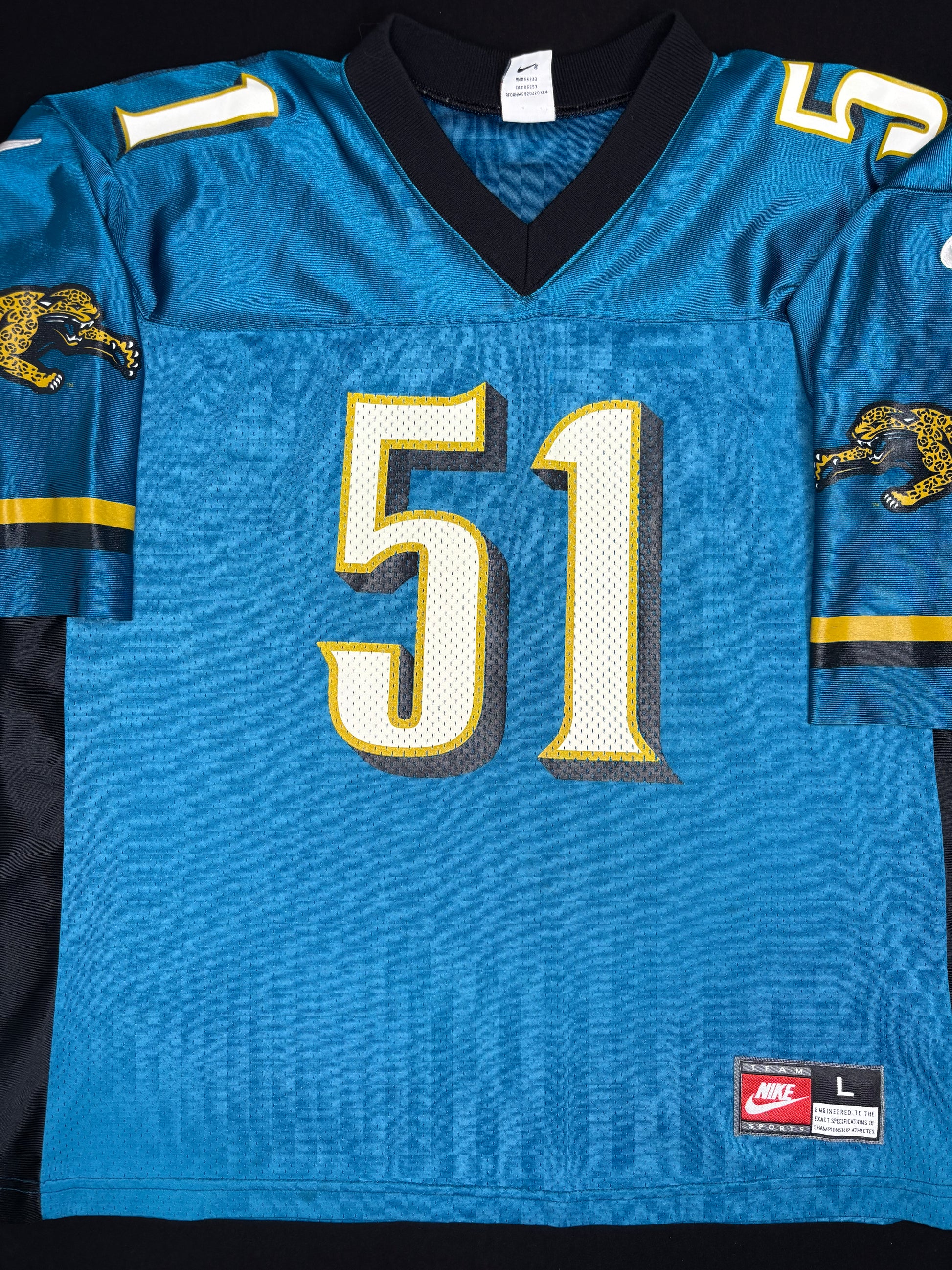 Jacksonville Jaguars Kevin Hardy Nike Football Jersey Size: Large