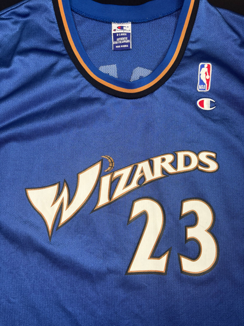 Washington Wizards Michael Jordan Champion Basketball Jersey Size: 48