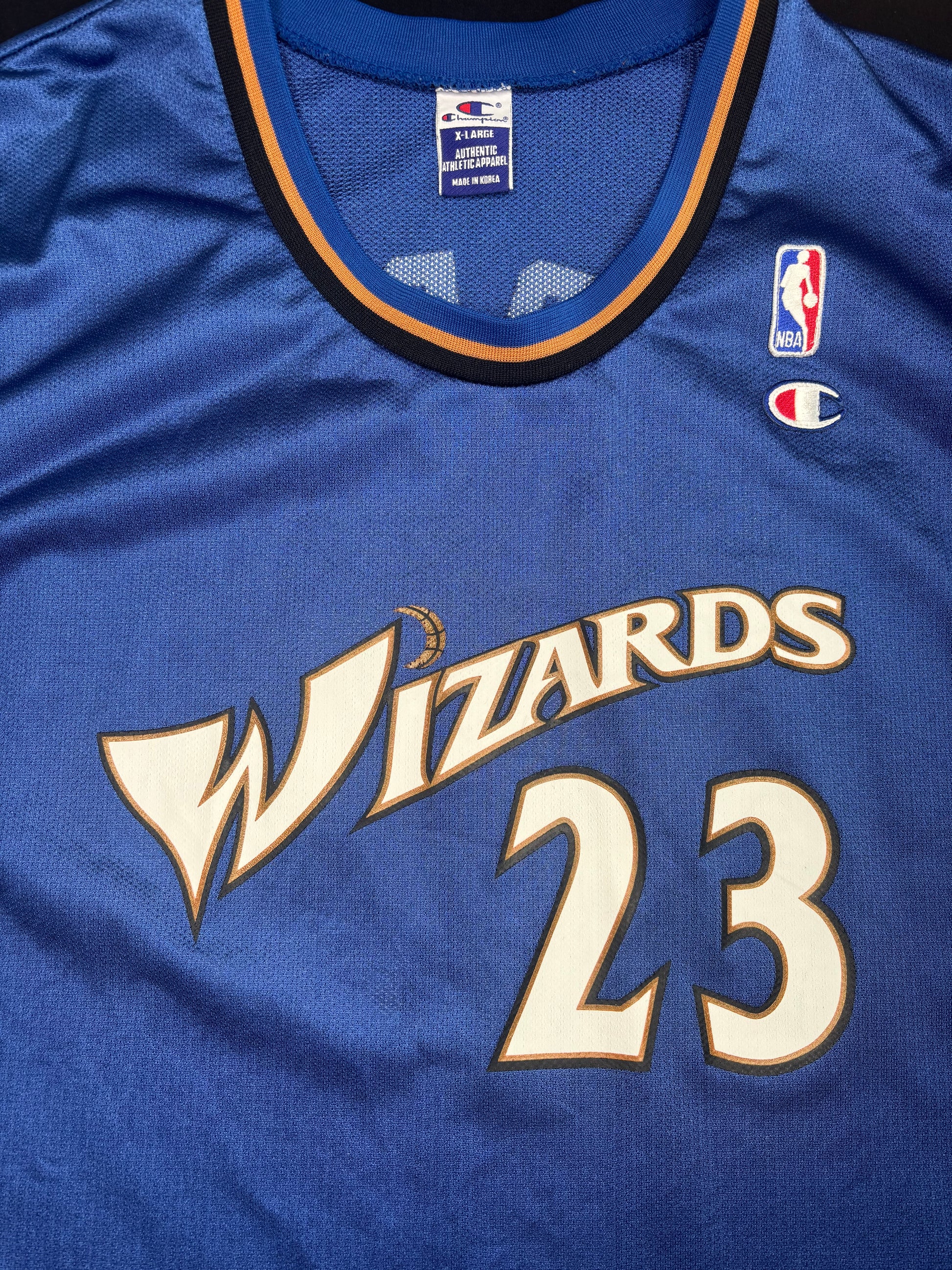 Washington Wizards Michael Jordan Champion Basketball Jersey Size: 48