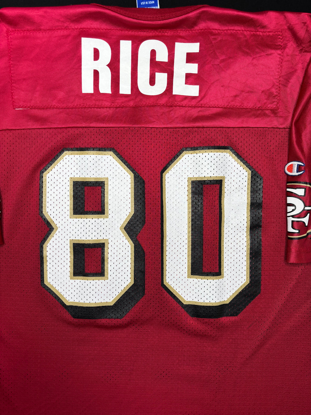 San Francisco 49ers Jerry Rice Champion Football Jersey Size: 48