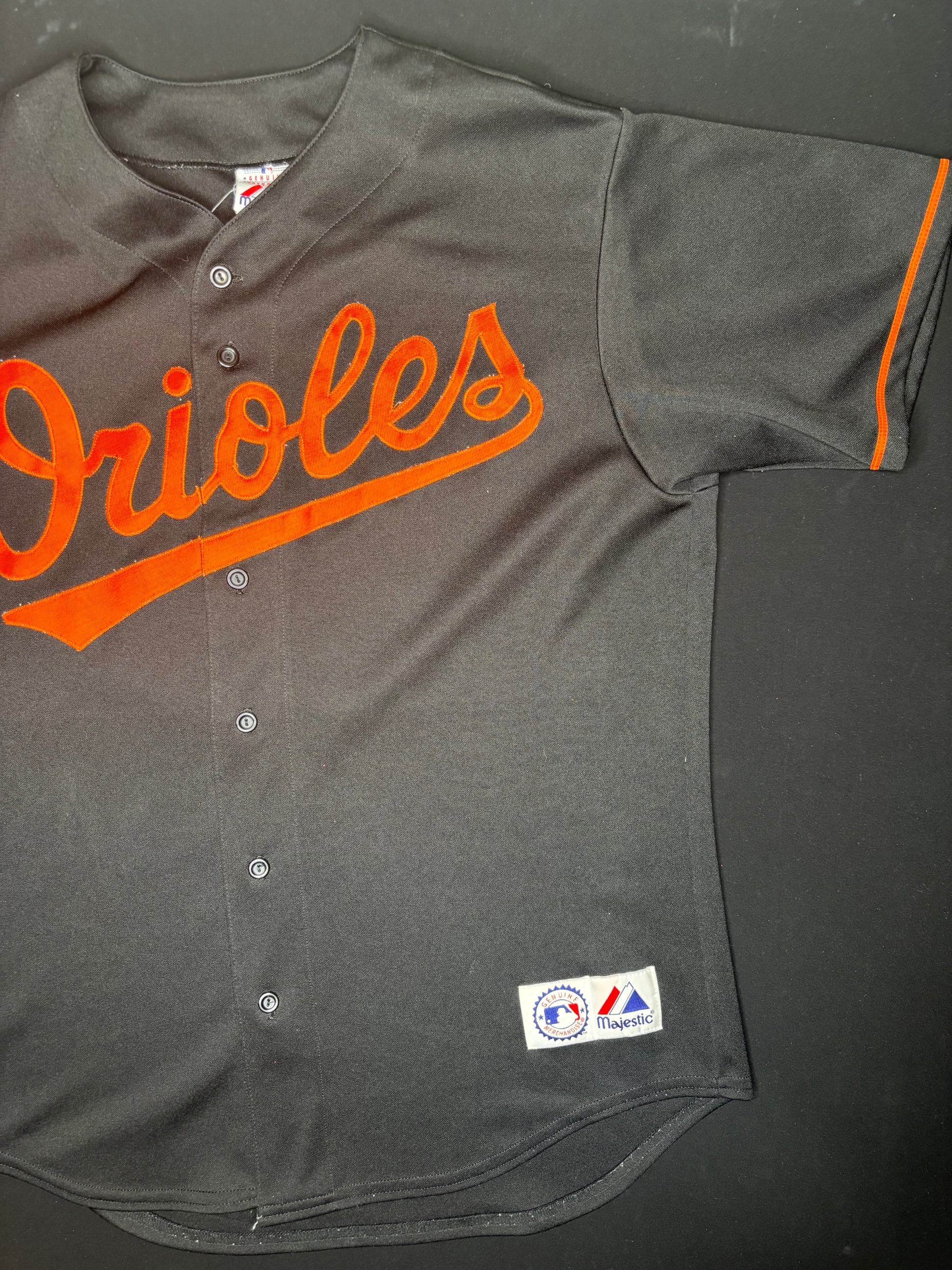 Baltimore Orioles Miguel Tejada Majestic Baseball Jersey Size: Large