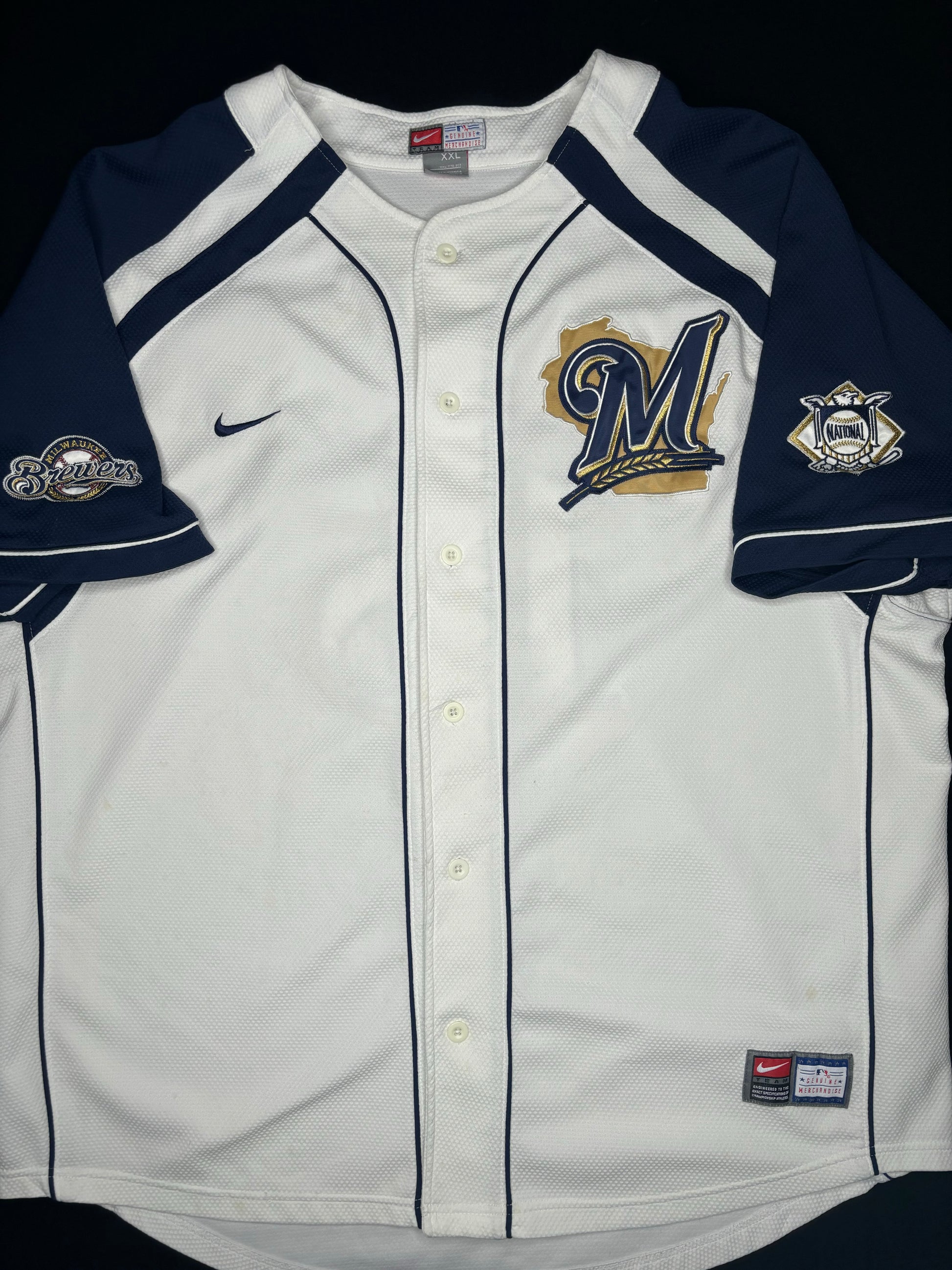 Milwaukee Brewers Ben Sheets Nike Baseball Jersey Size: XXL