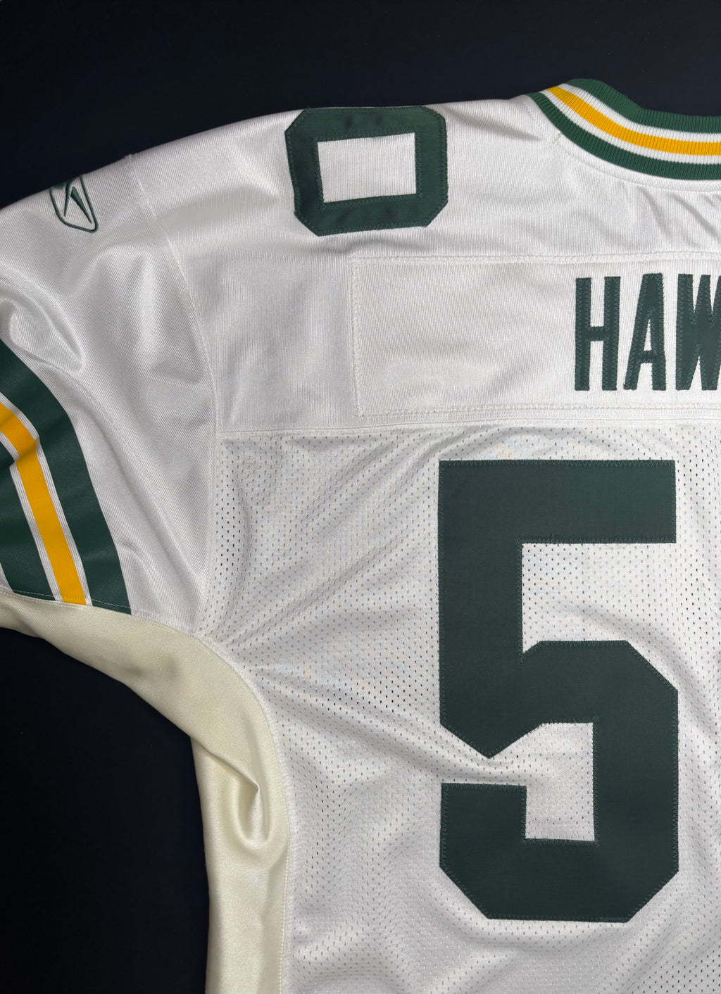 Vintage Green Bay Packers AJ Hawk Authentic Reebok Football Jersey Size: 52
