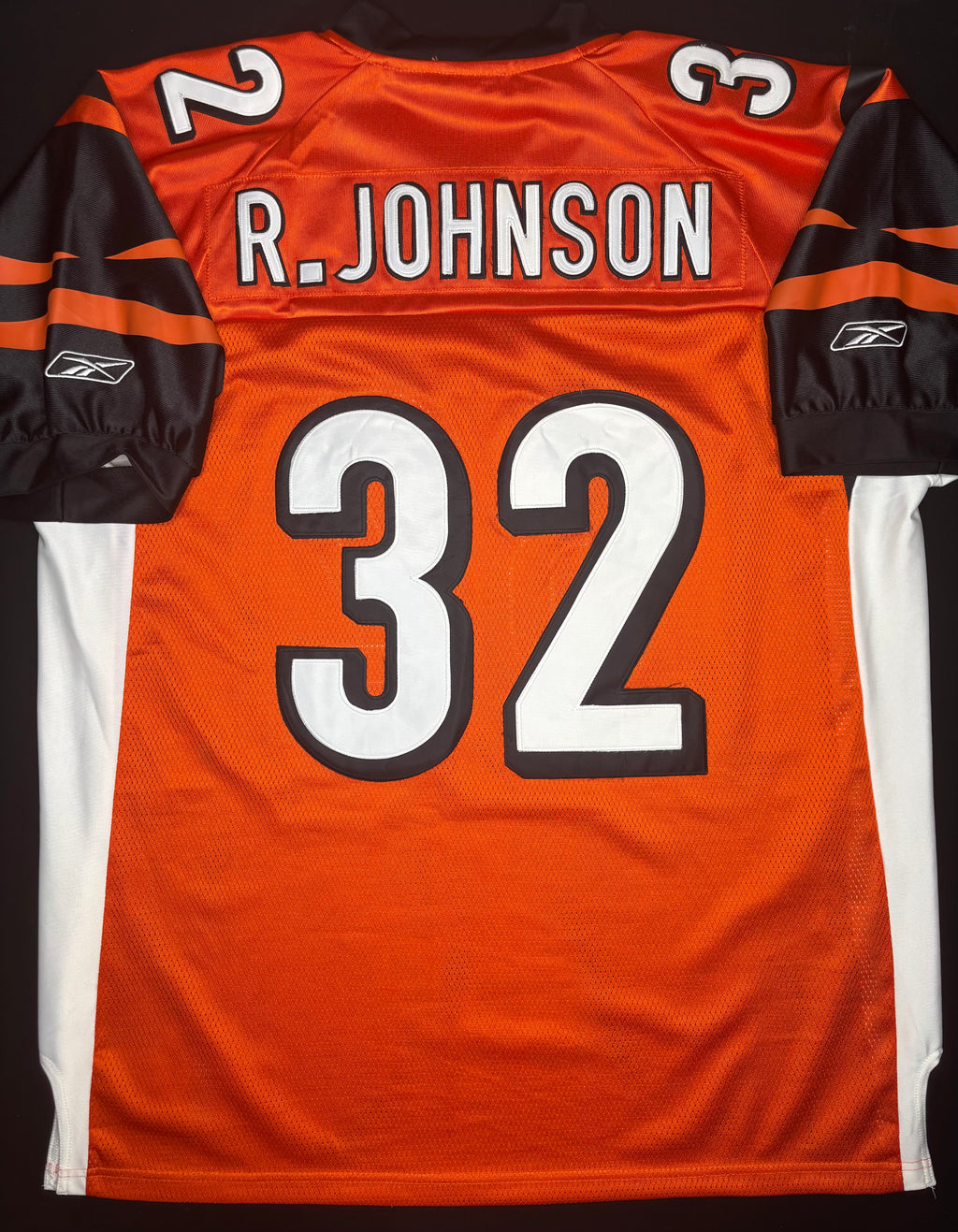 Cincinnati Bengals Rudi Johnson Authentic Reebok Football Jersey Size: 52