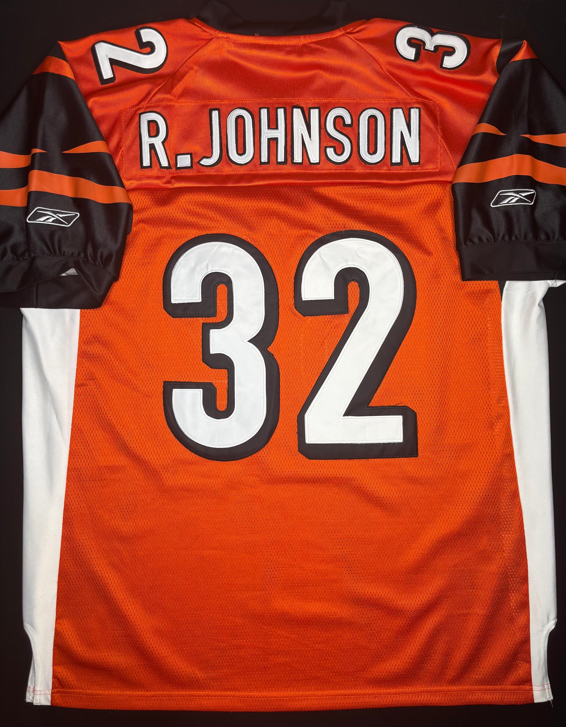 Cincinnati Bengals Rudi Johnson Authentic Reebok Football Jersey Size: 52