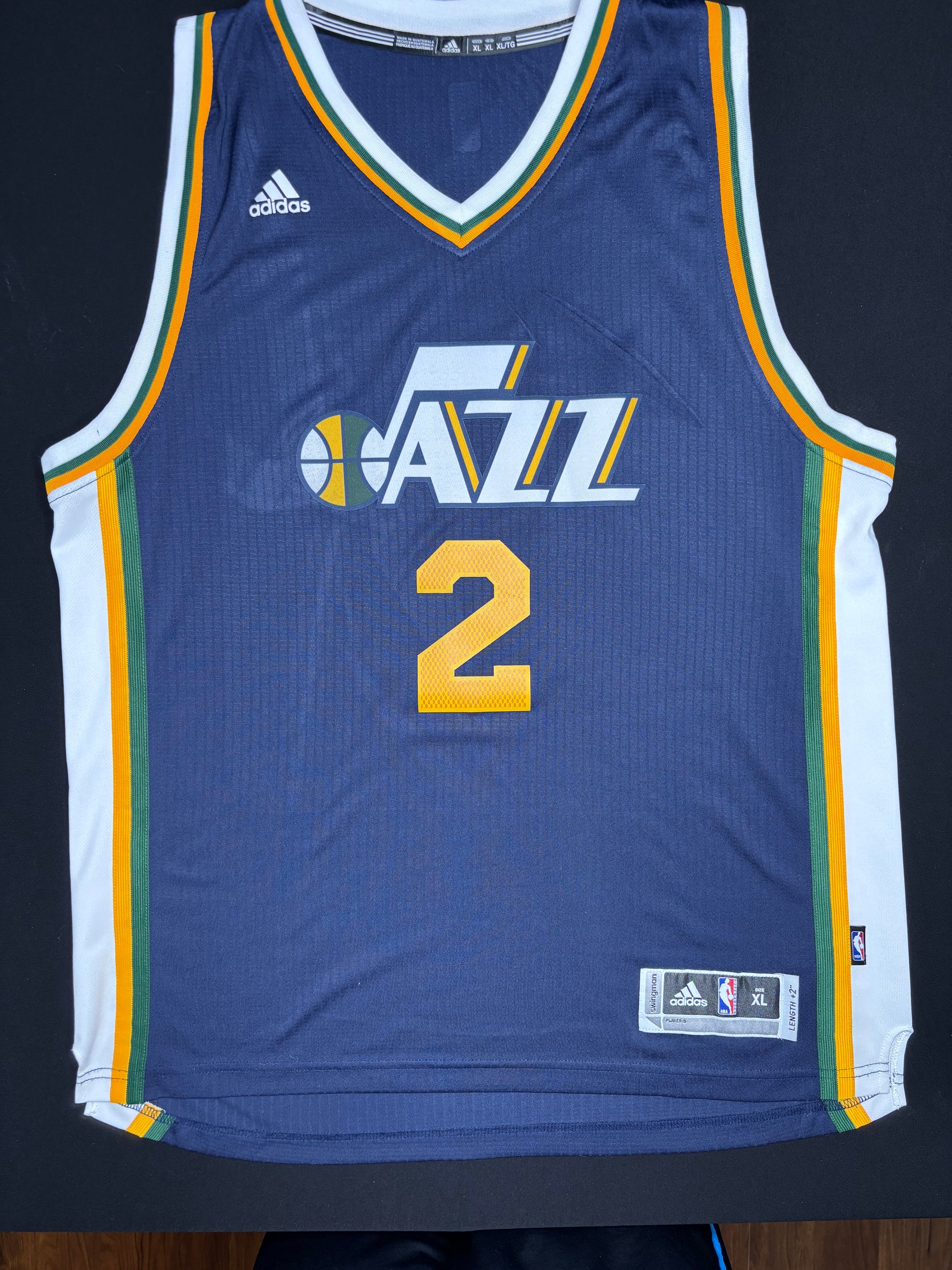 Utah Jazz Joe Ingles Adidas Swingman Basketball Jersey Size: XL