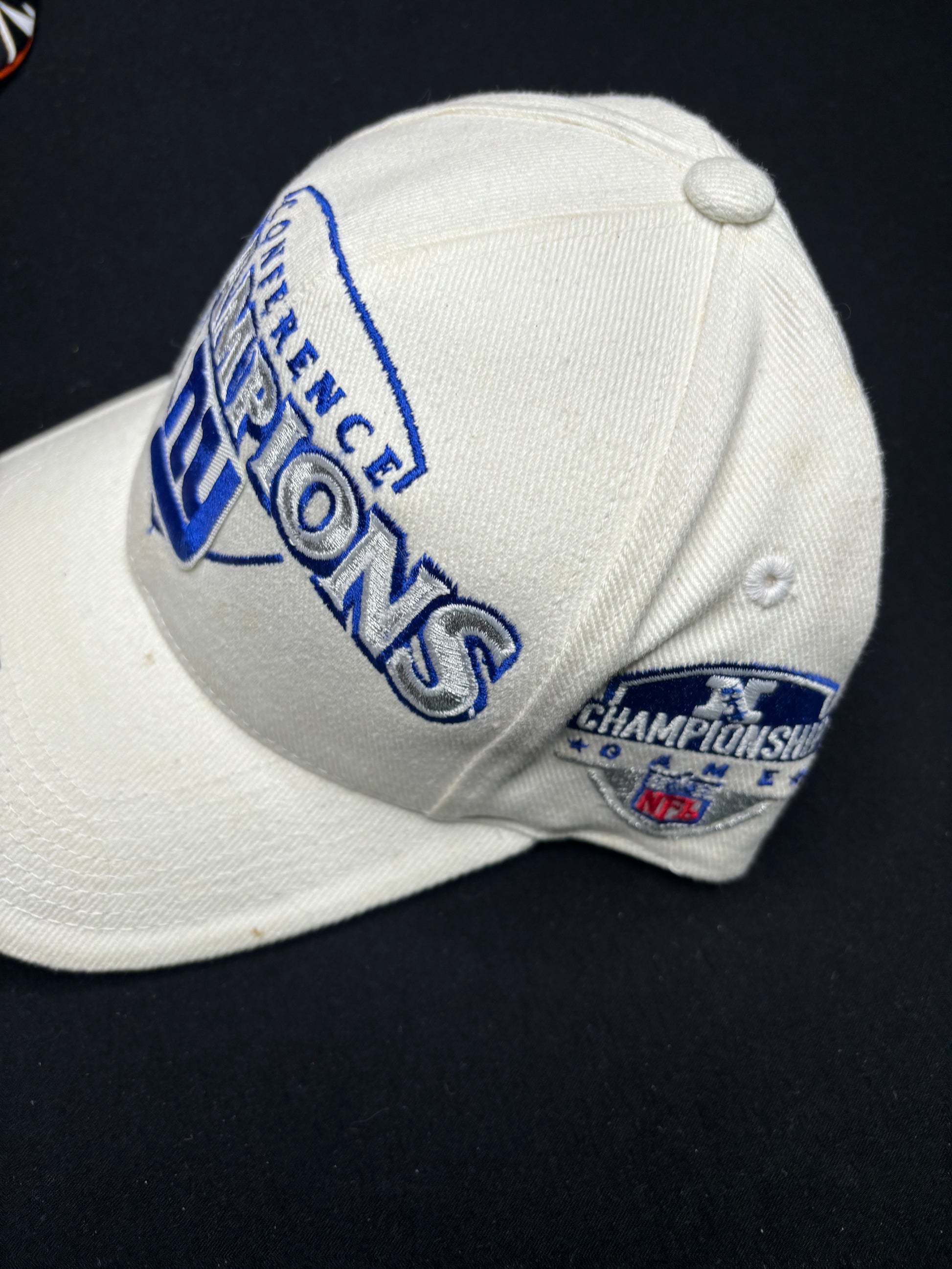NWT New York Giants Conference Champions Super Bowl 35 Strapback Hat
