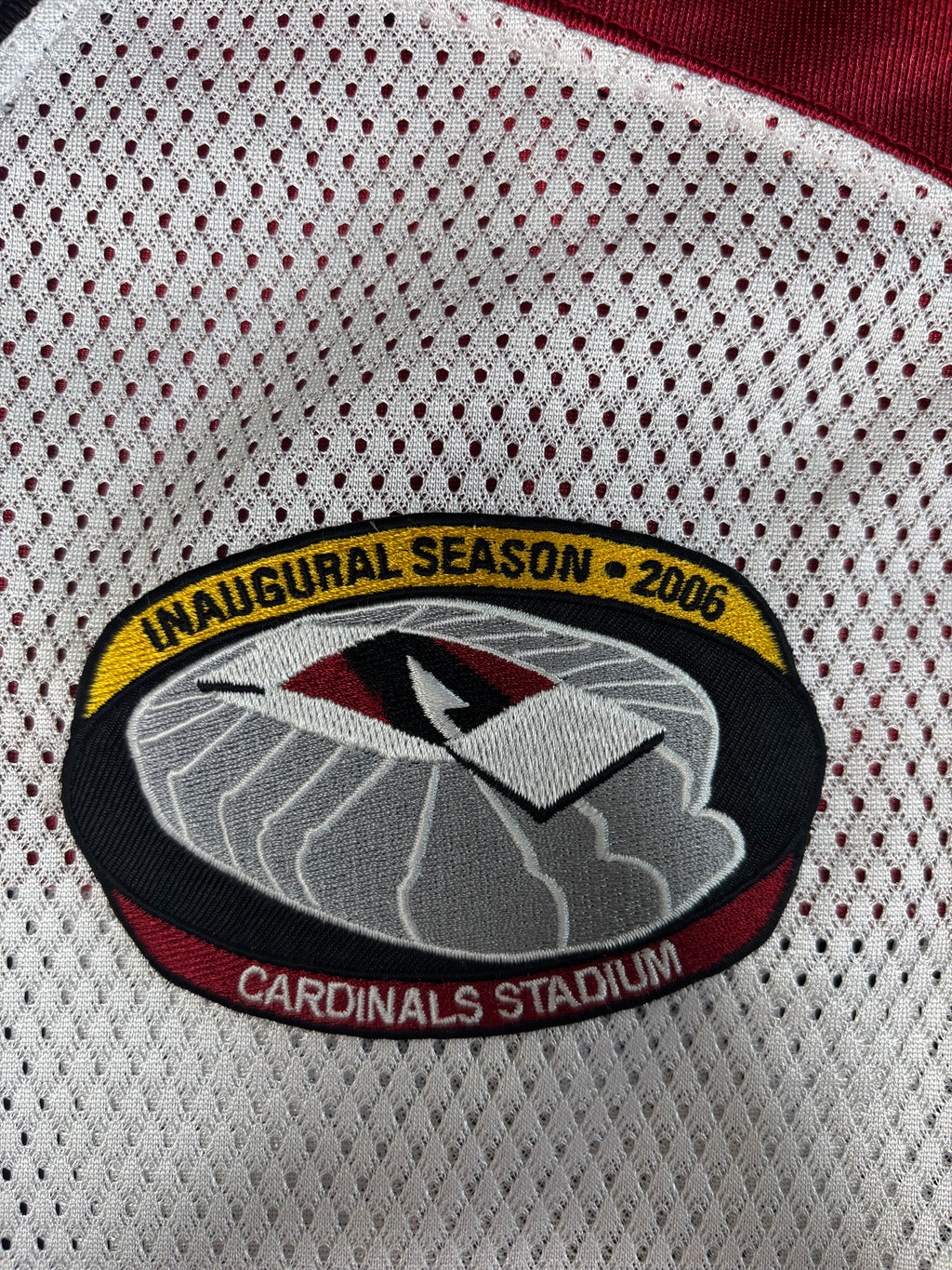 Arizona Cardinals “Big Red” w/ Cardinals Stadium Patch Reebok Football Jersey Size: Large