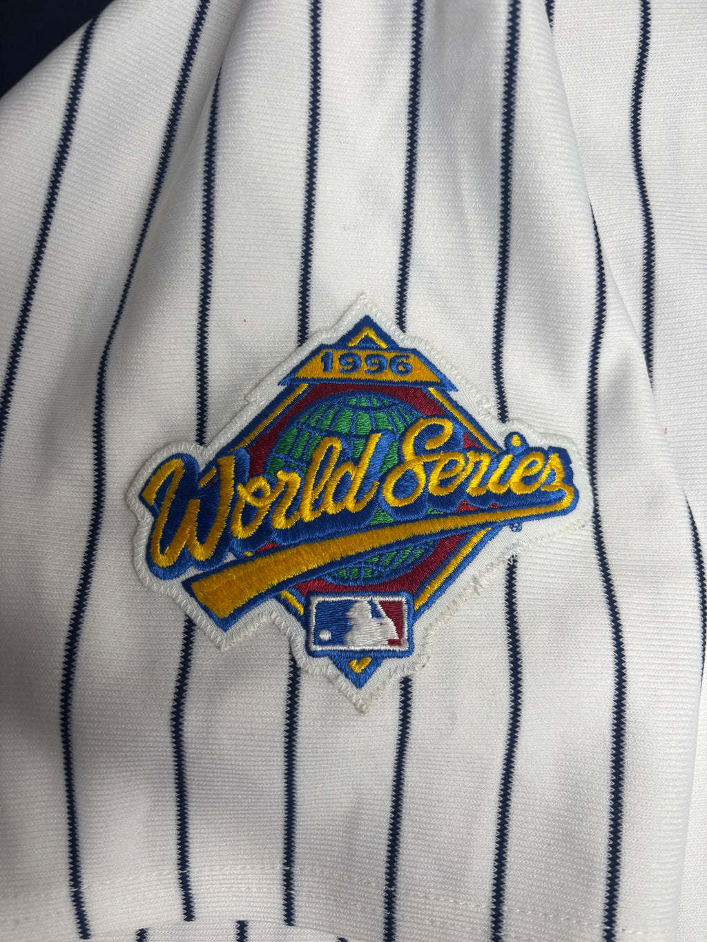 New York Yankees Derek Jeter Authentic Mitchell And Ness 1996 Cooperstown Authentic Baseball Jersey Size: 60