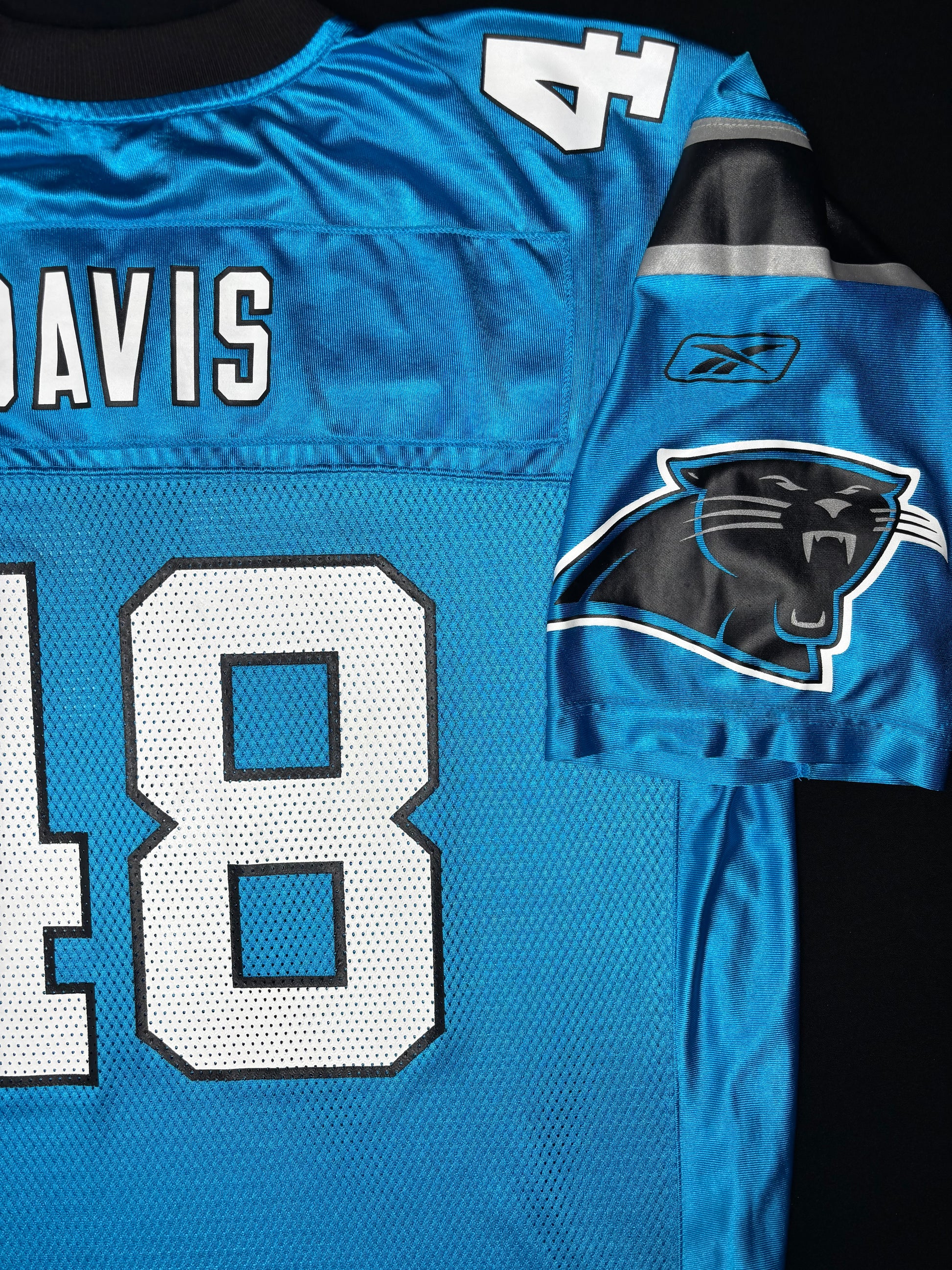 Carolina Panthers Stephan Davis Reebok Football Jersey Size: XL