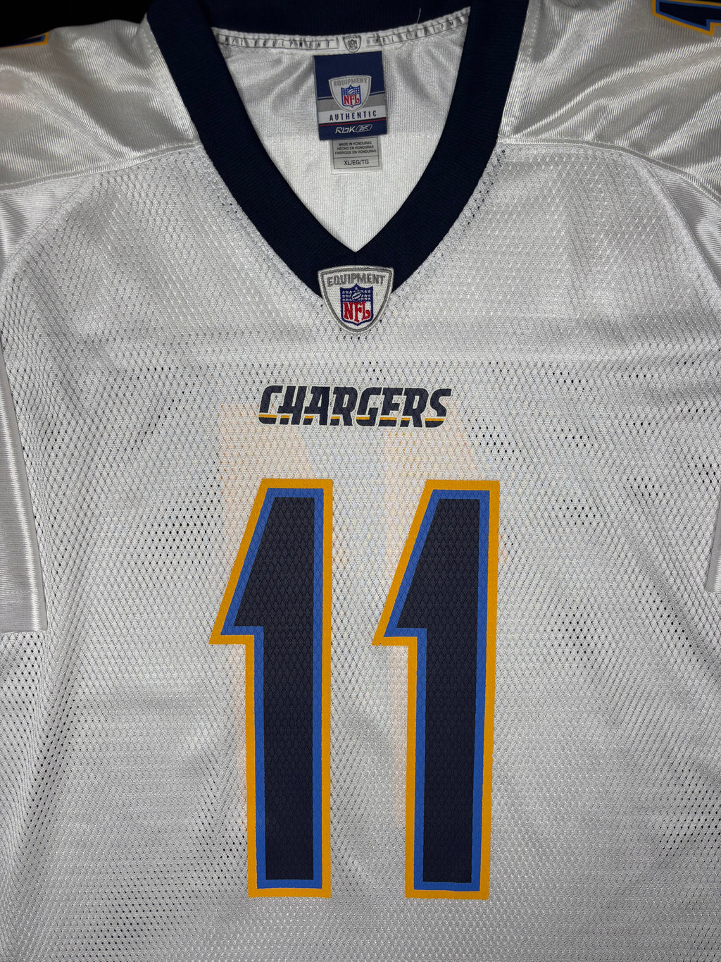 San Diego Chargers Legedu Naanee Reebok Football Jersey Size: XL