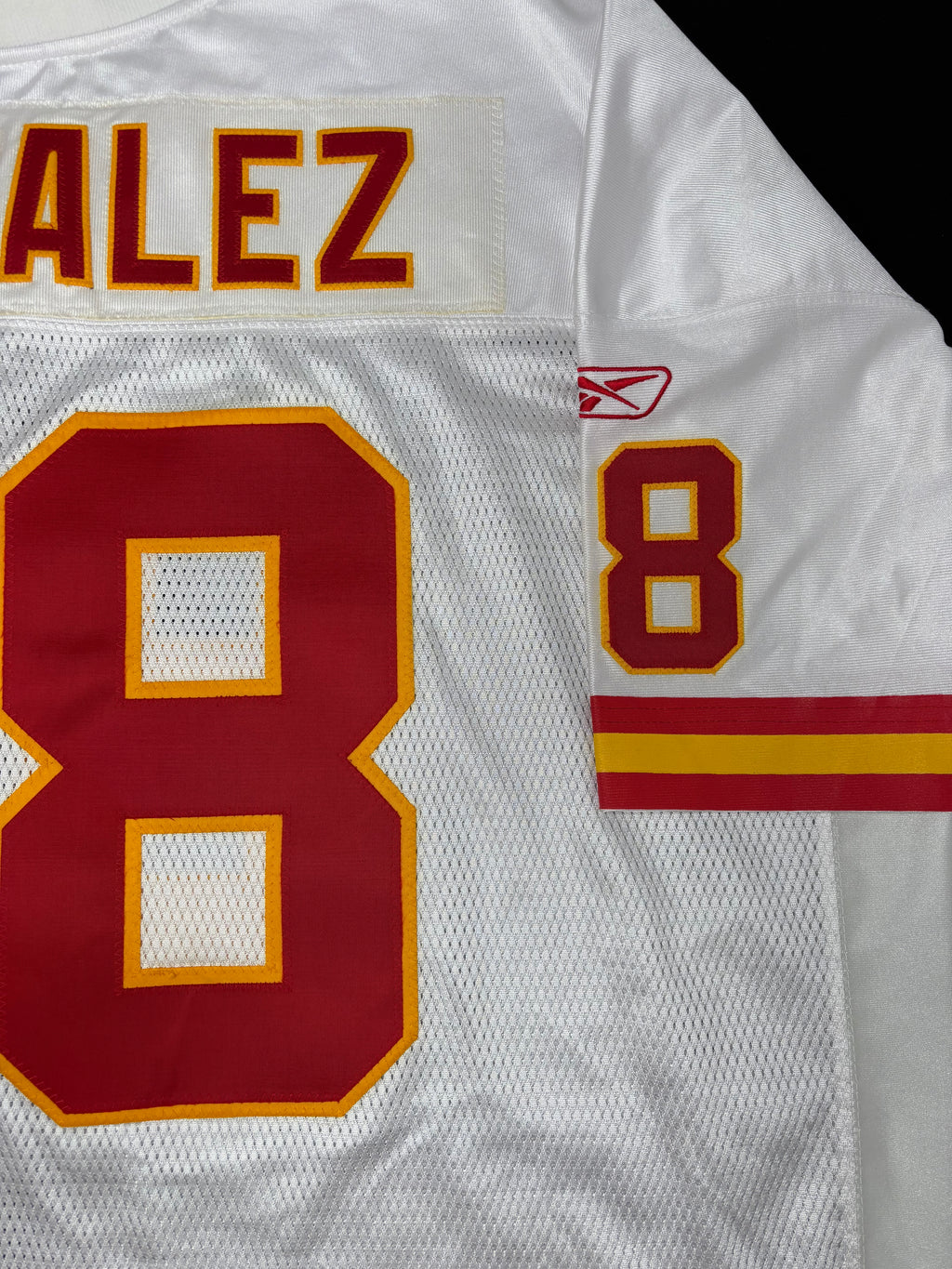 Kansas City Chiefs Tony Gonzalez Reebok Authentic Football Jersey Size: 60