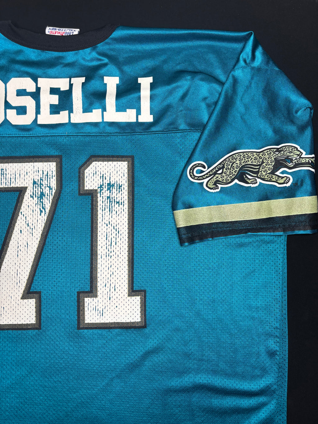 Vintage Jacksonville Jaguars Tony Boselli Logo Athletic Football Jersey Size: XXL