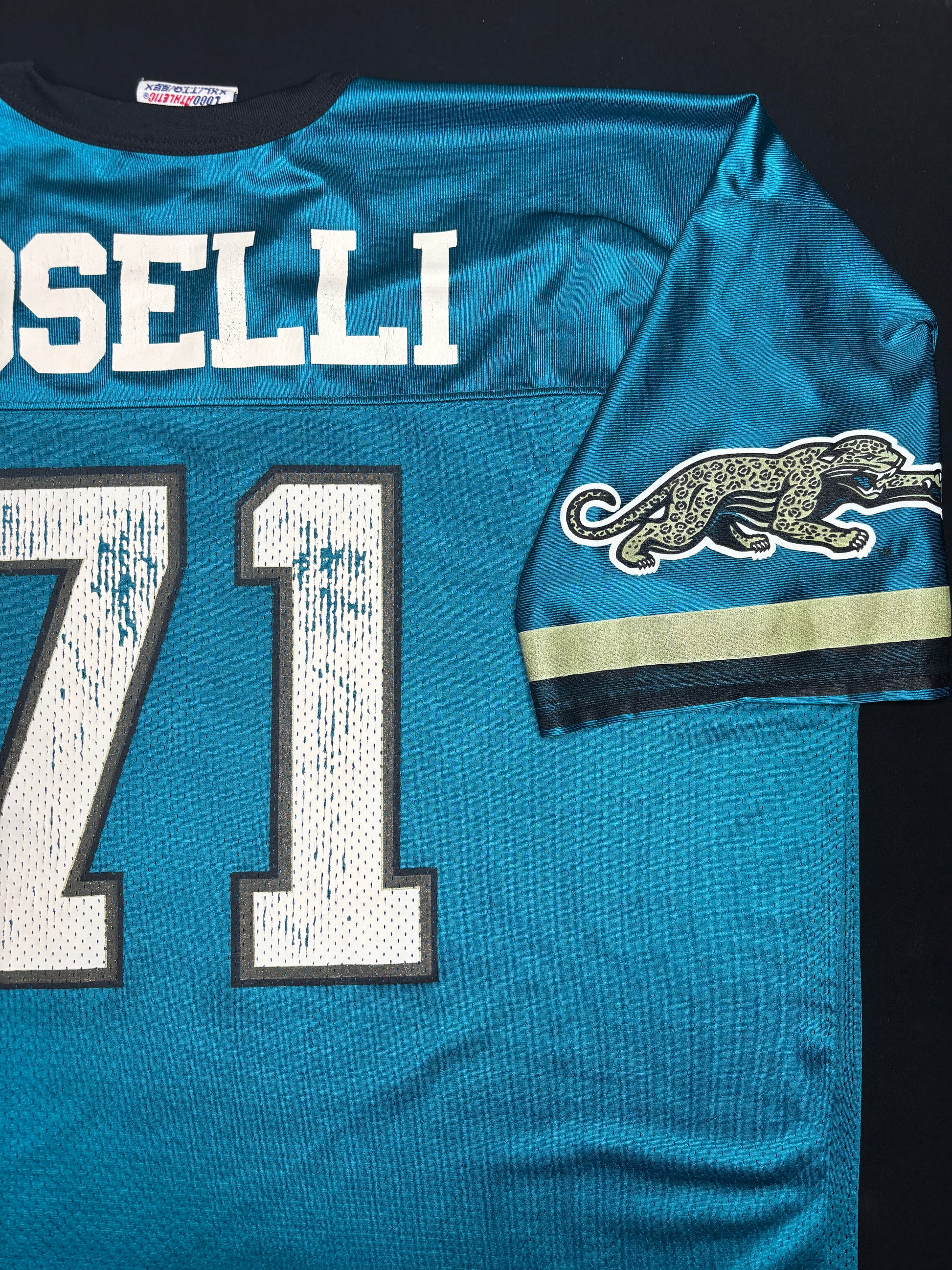 Vintage Jacksonville Jaguars Tony Boselli Logo Athletic Football Jersey Size: XXL