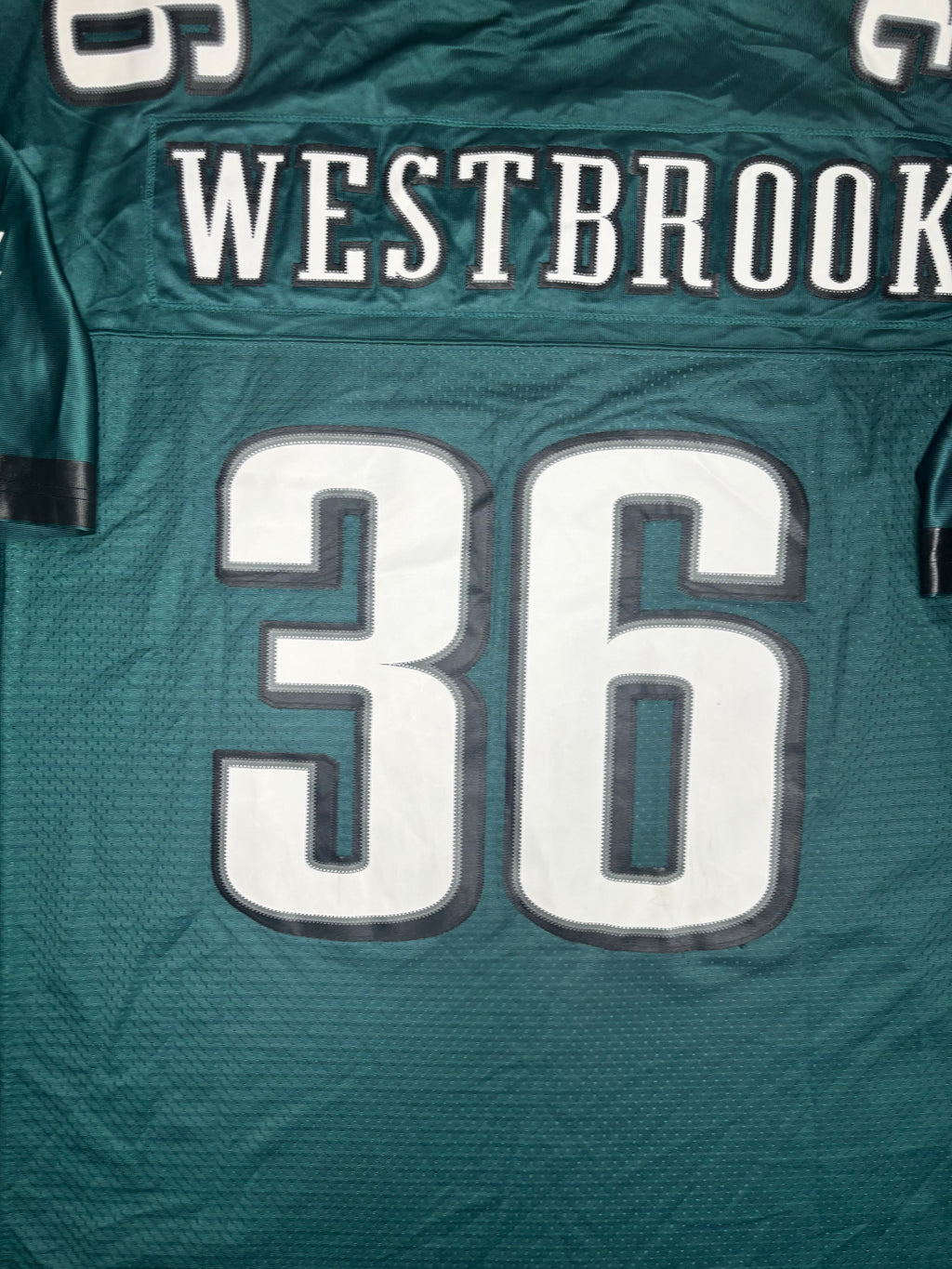 Philadelphia Eagles Brian Westbrook Reebok Helmet Tag Football Jersey Size: XXL