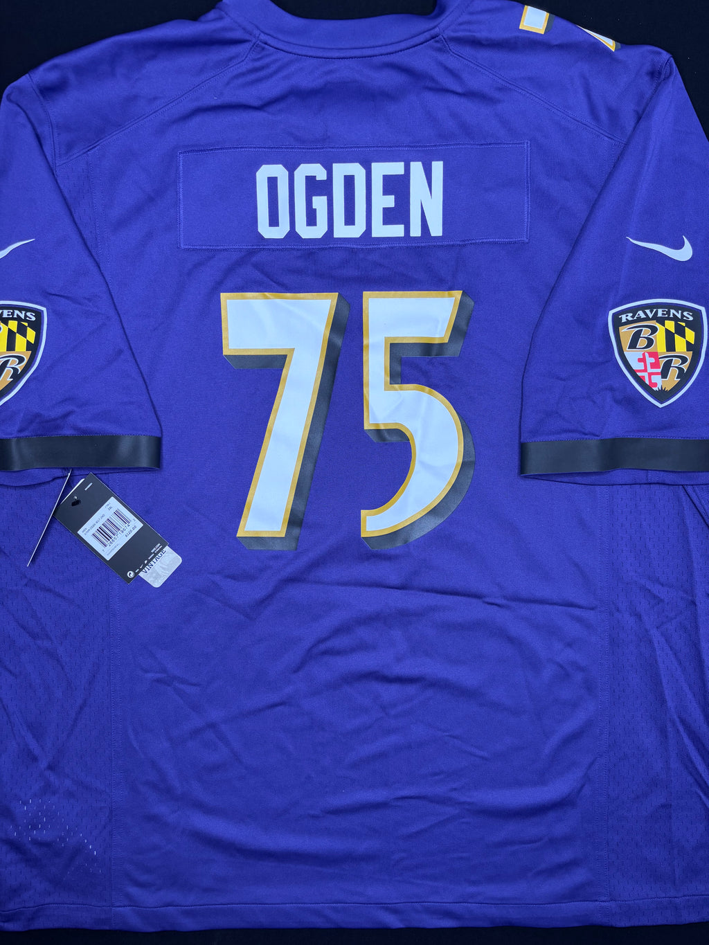 NWT Baltimore Ravens Jonathan Ogden Nike Legends Game Football Jersey Size: 3XL