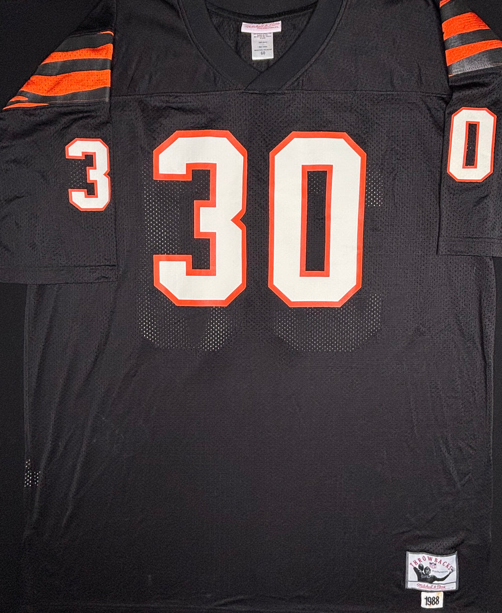 Cincinnati Bengals Icky Woods 1988 Mitchell & Ness Authentic Football Jersey Size: 60
