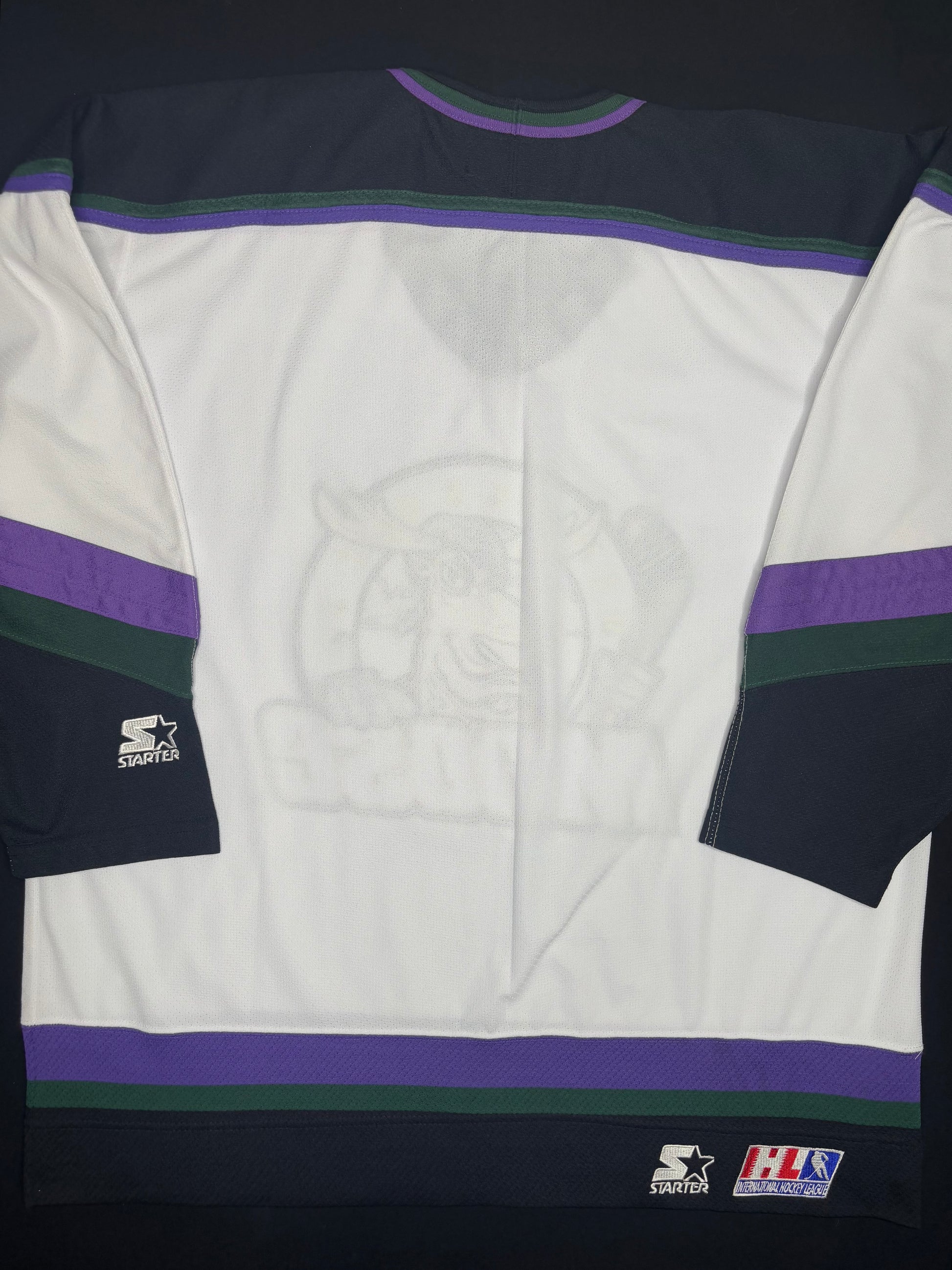 Vintage Minnesota Moose IHL Starter Hockey Jersey Size: Large