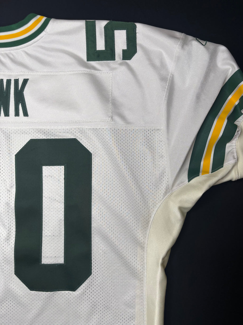 Vintage Green Bay Packers AJ Hawk Authentic Reebok Football Jersey Size: 52