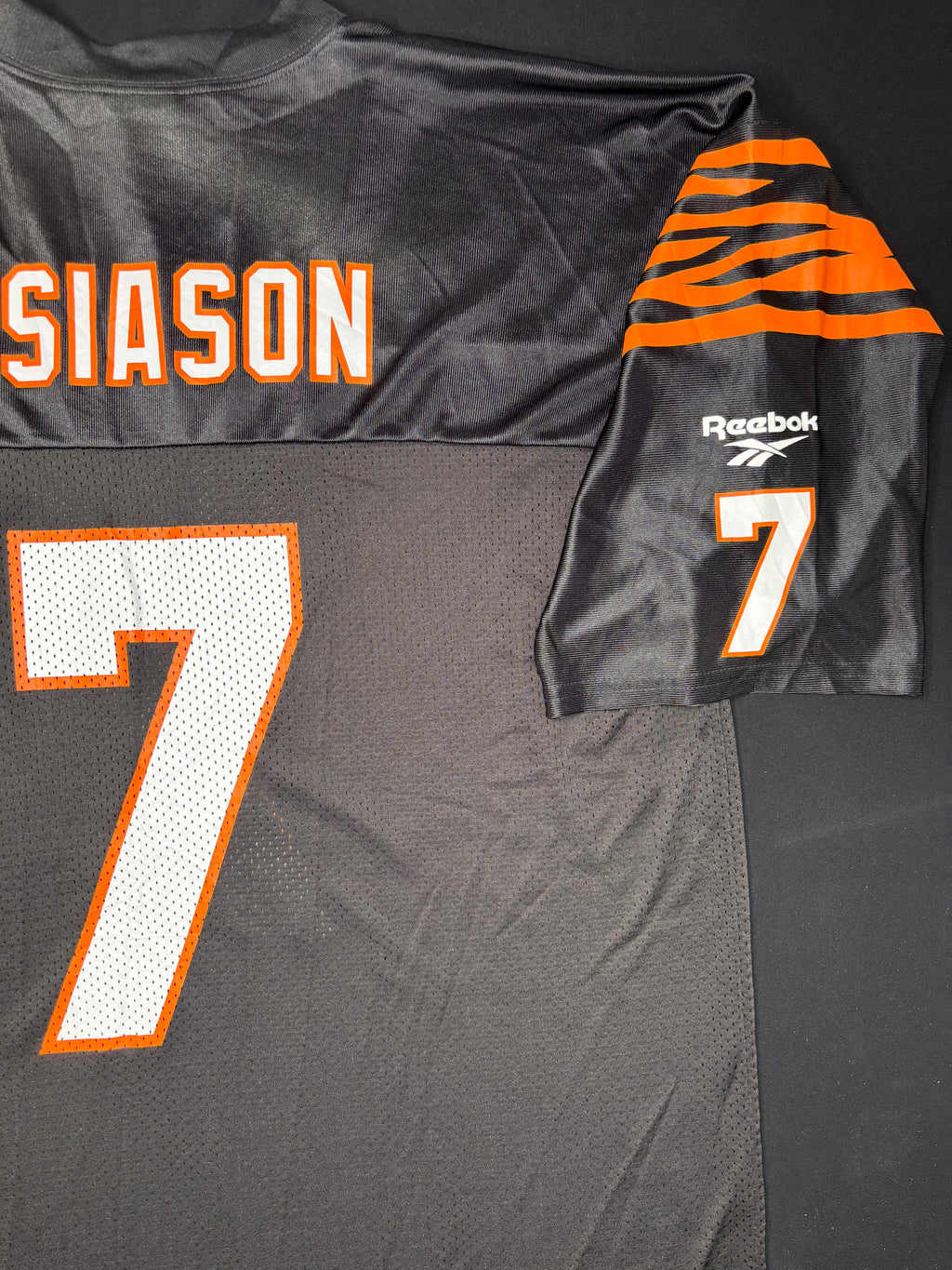 Cincinnati Bengals Boomer Esiason Reebok Throwbacks Football Jersey Size: XL