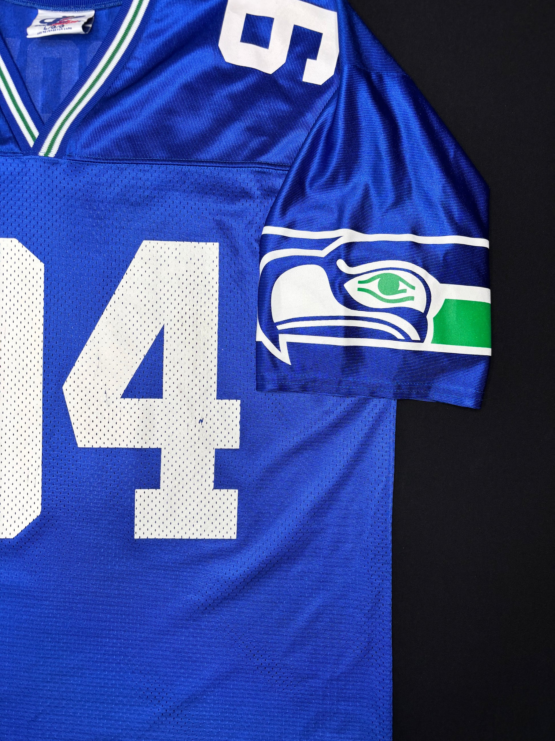 Seattle Seahawks Chad Brown Logo Athletic Football Jersey Size: Large