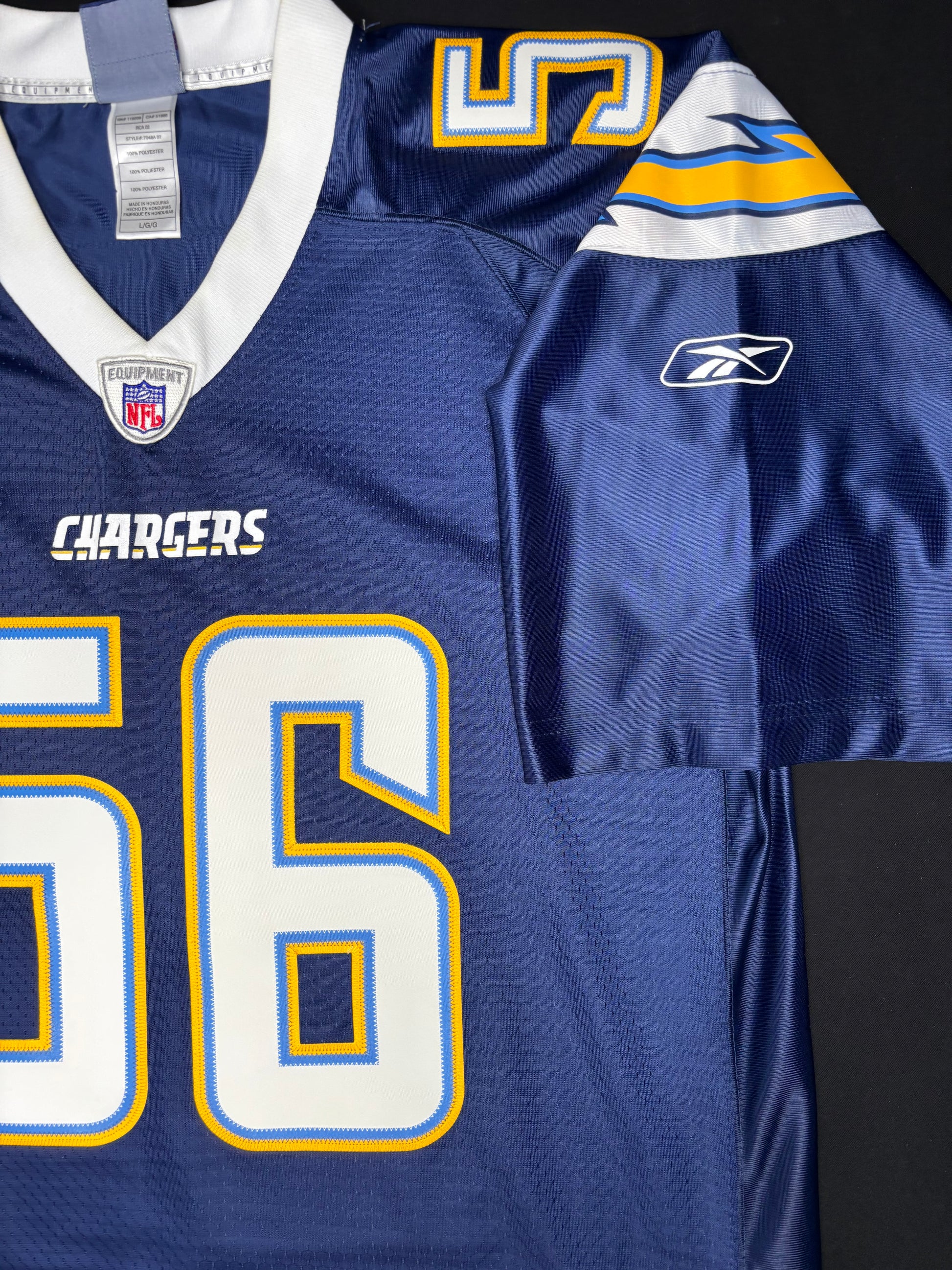 San Diego Chargers Shawne Merriman Reebok Premiere Football Jersey Size: Large