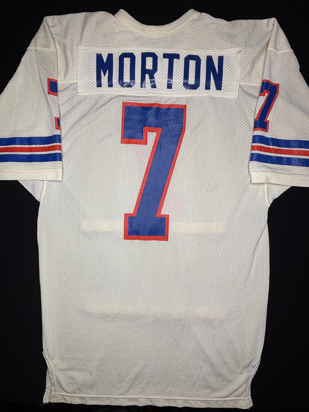 Denver Broncos Craig Morton Game Issued Russell Athletic Authentic Football Jersey Size: 48