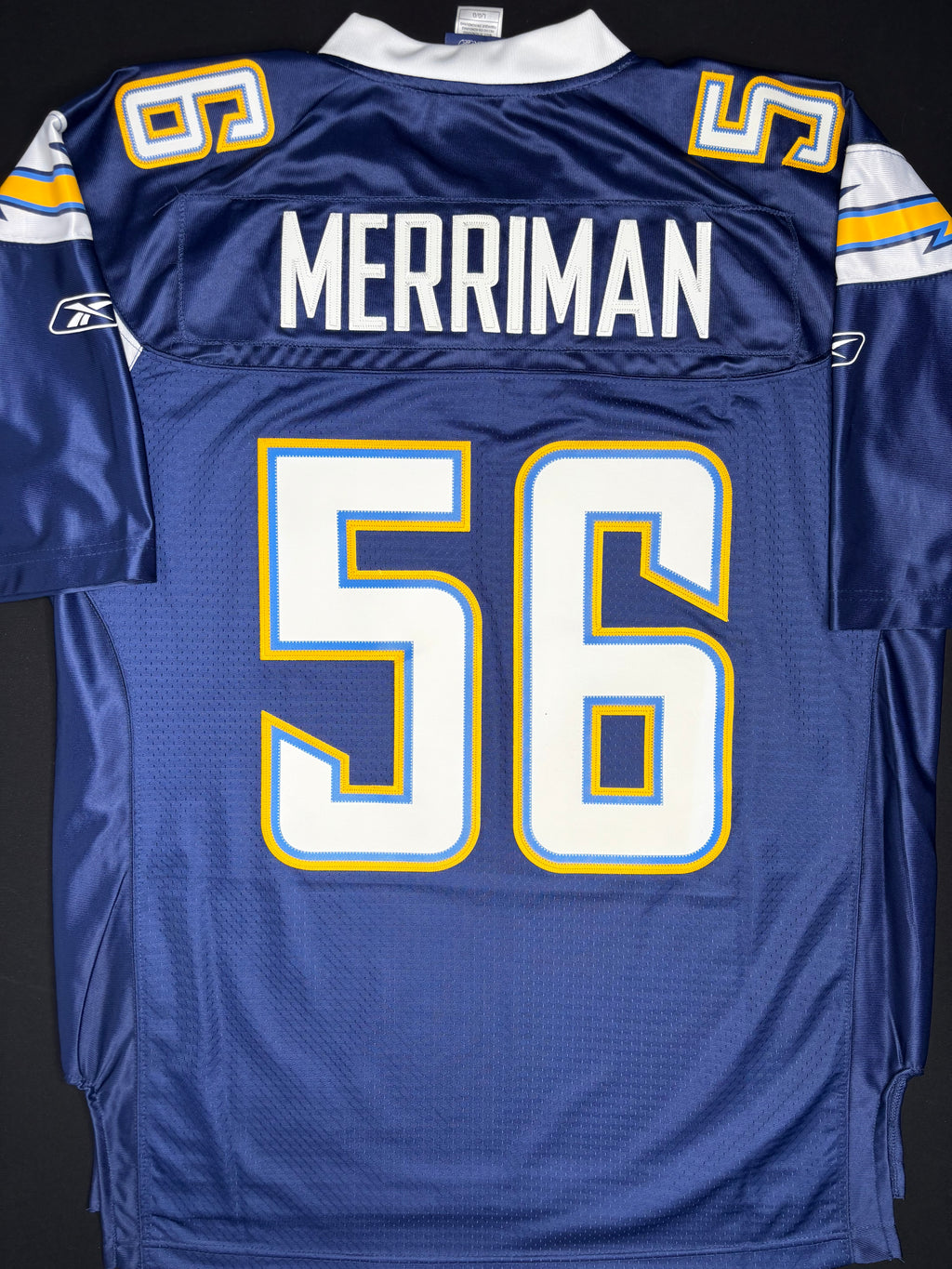 San Diego Chargers Shawne Merriman Reebok Premiere Football Jersey Size: Large
