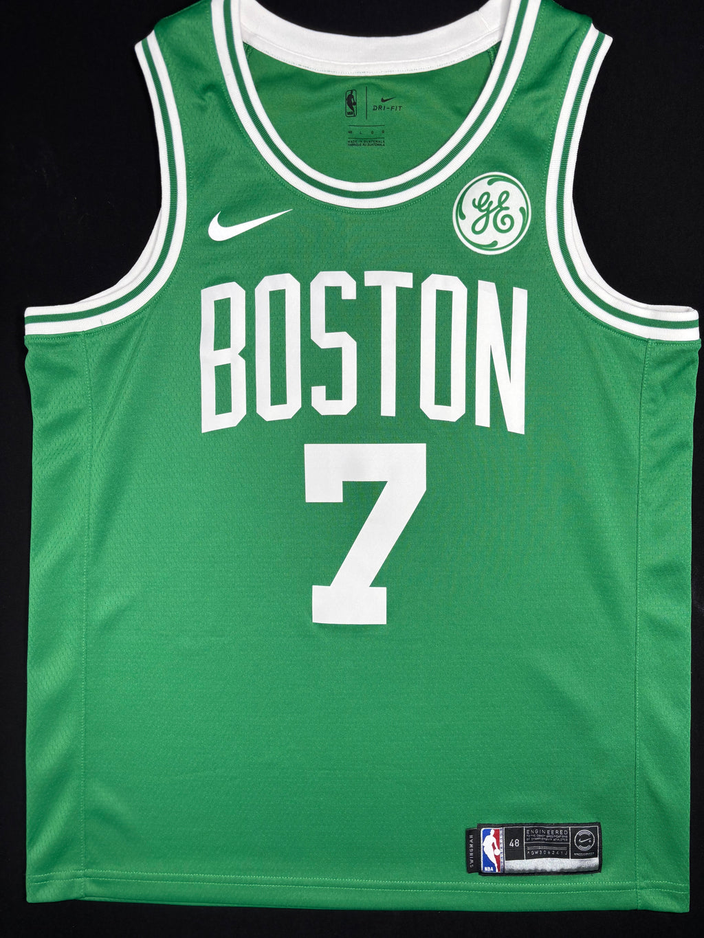 Boston Celtics Jaylen Brown Nike Icon Basketball Jersey Size: 48