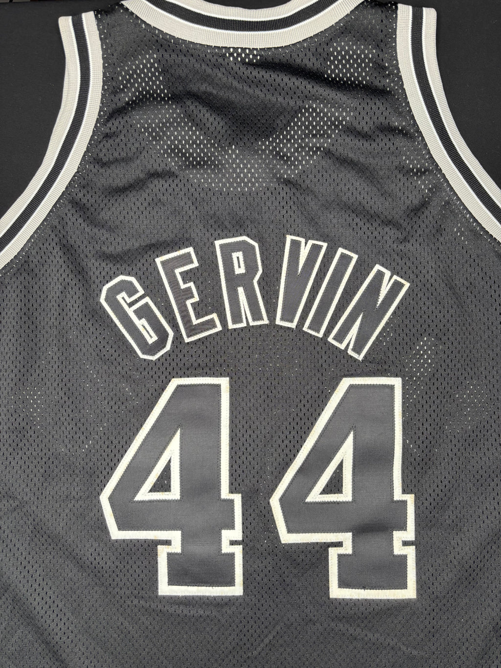 San Antonio Spurs George Gervin Mitchell and Ness Hardwood Classic Basketball Jersey Size: 56
