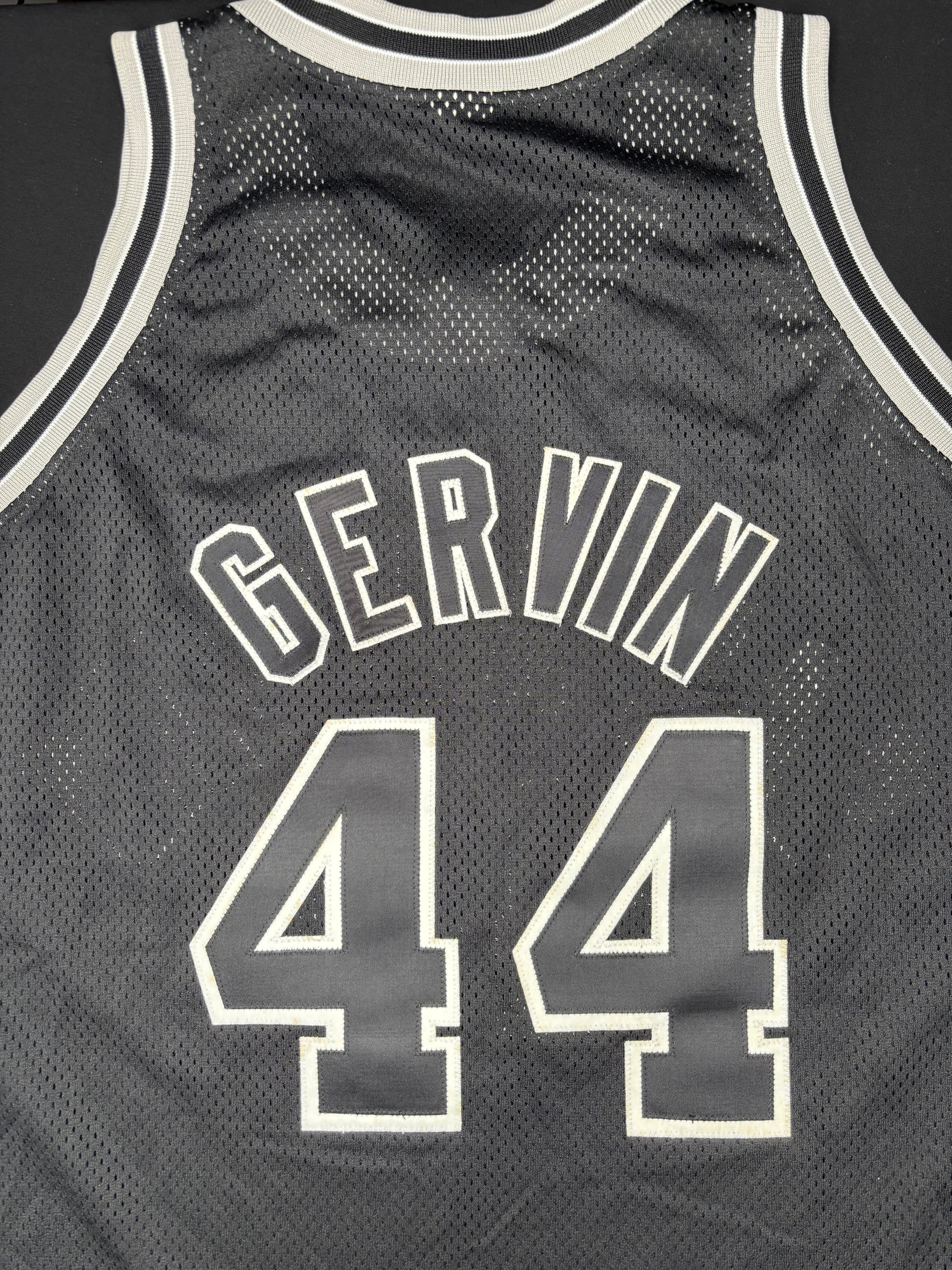 San Antonio Spurs George Gervin Mitchell and Ness Hardwood Classic Basketball Jersey Size: 56