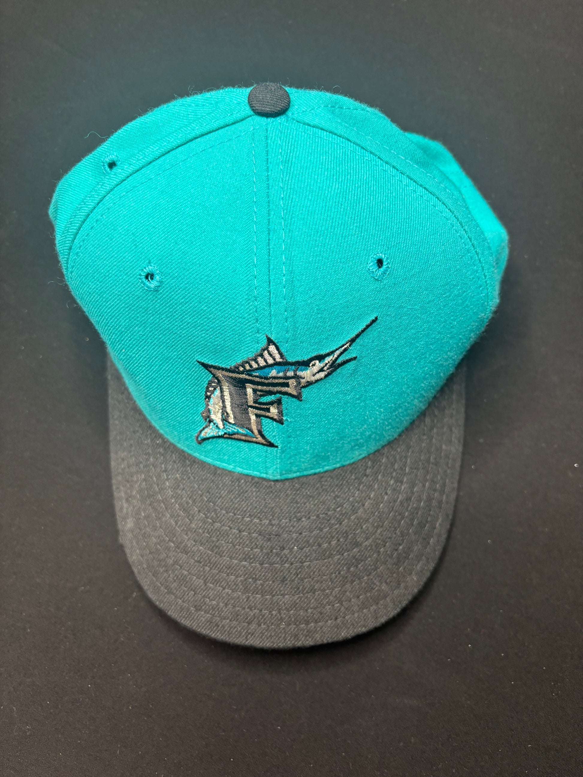 Vintage Florida Marlins New Era 59Fifty Wool 7 1/8 Fitted Hat