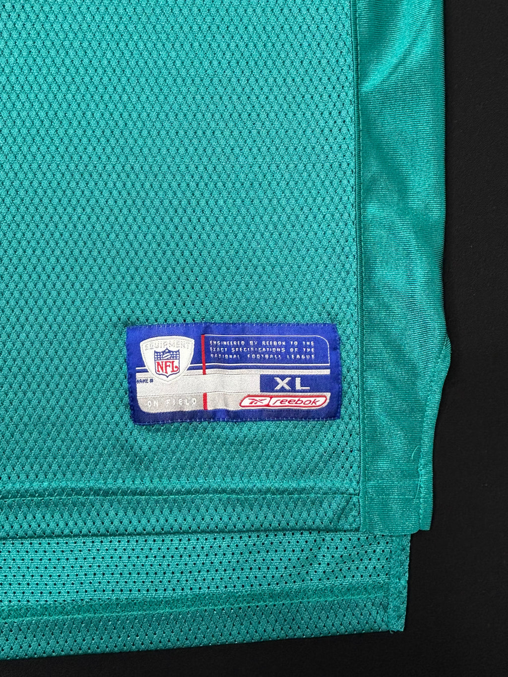 Miami Dolphins Junior Seau Reebok Football Jersey Size: XL