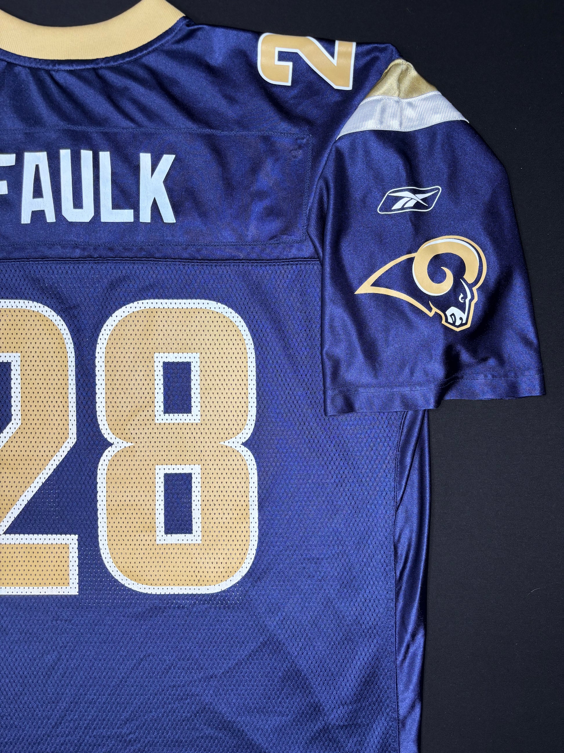 St. Louis Rams Marshall Faulk Reebok Football Jersey